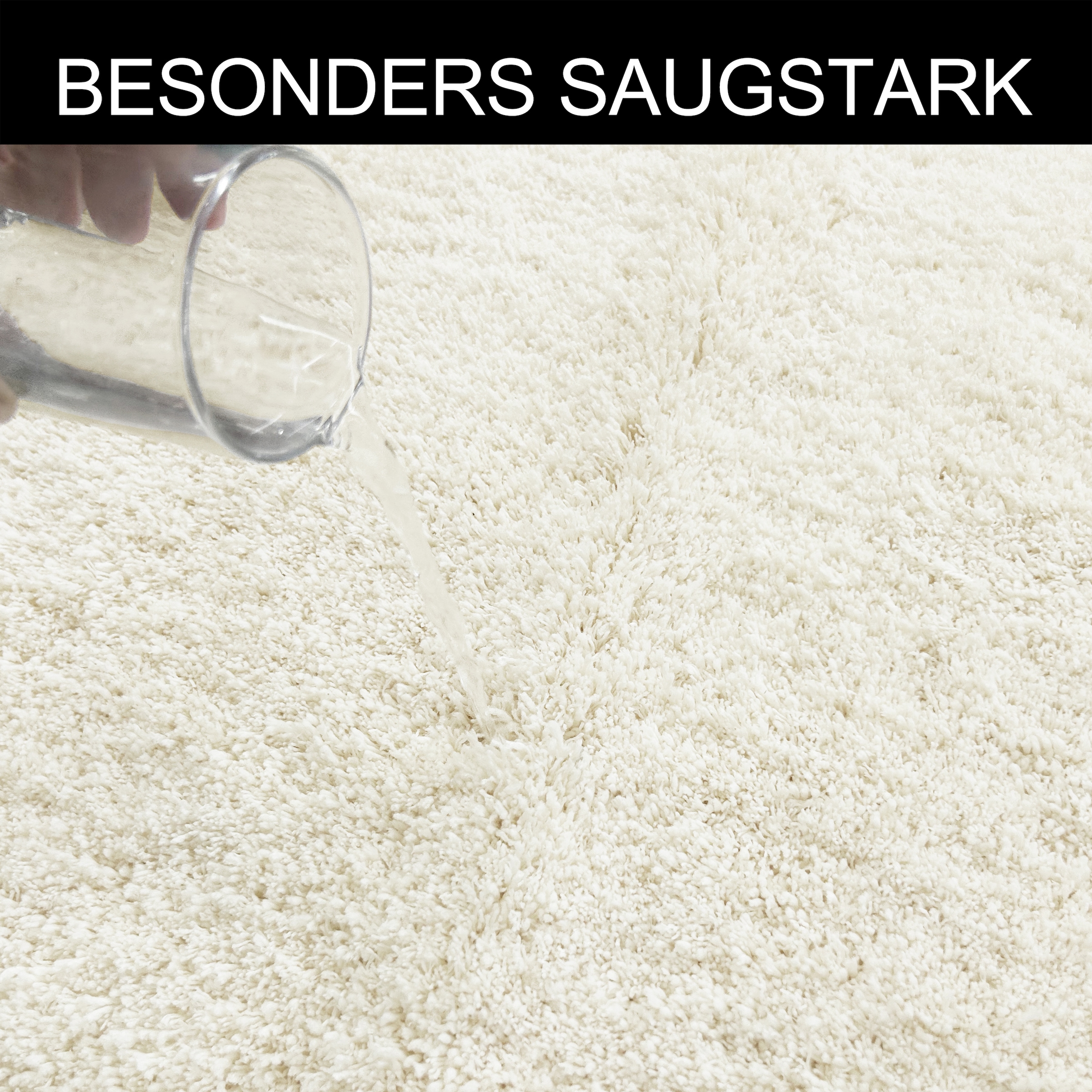 Möve Badematte »Superwuschel, Badvorleger, Badezimmer Teppich« Höhe 40 mm rutschhemmend beschichtet fußbodenheizungsgeeignet | schnell trocknend | strapazierfähig Mikrofaser-Badematte, Badteppich, rechteckig, rund & als 3-tlg. Set