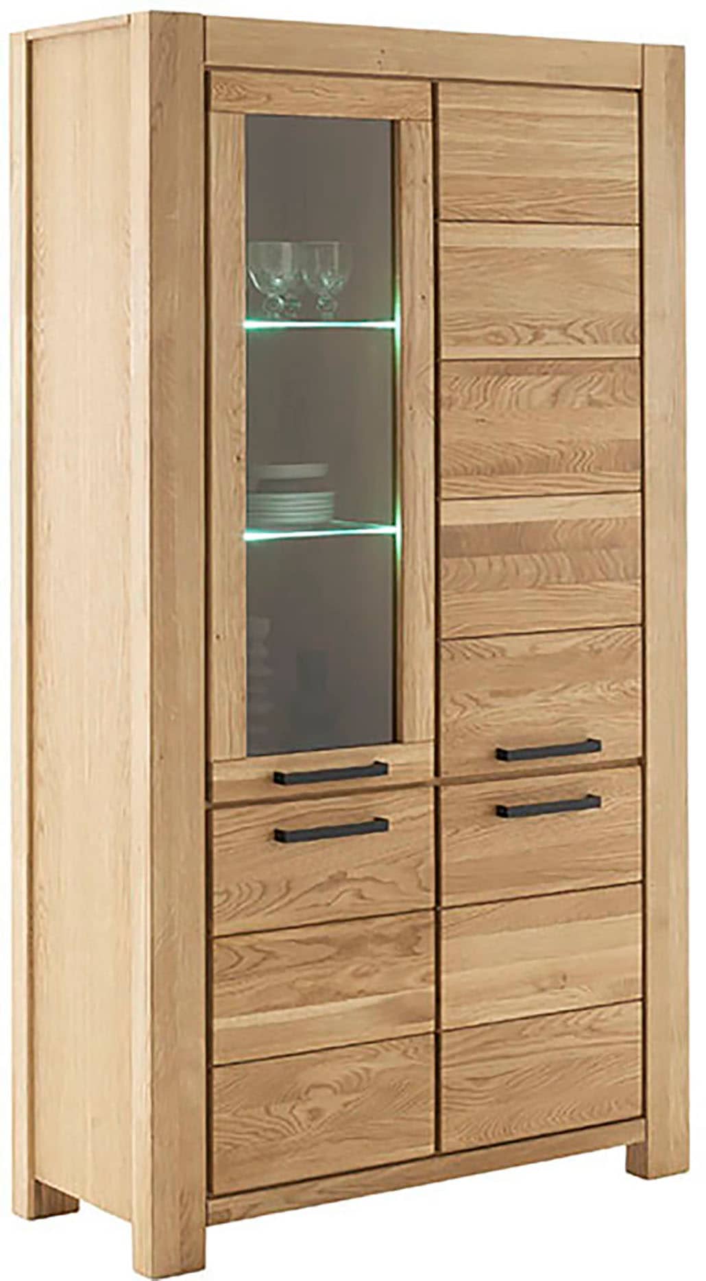 MCA living Vitrine »SILIAS Vitrine groß«, (1 St.), gedämpfte Türen