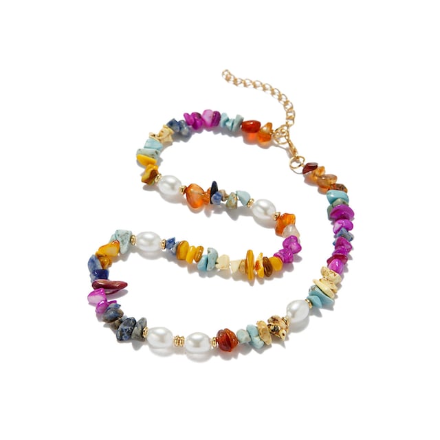 Firetti Collier »Halskette Regenbogen Schmuck Geschenk, Chips«, zu Kleid,  Shirt, Jeans, Sneaker! Anlass Geburtstag Weihnachten für bestellen | BAUR