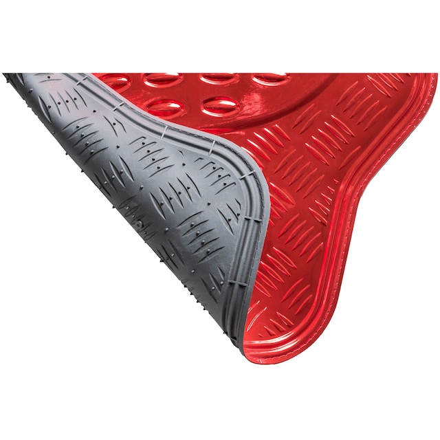 WALSER Universal-Fußmatten »Metallic Riffelblech look«, Kombi/PKW, (Set, 4  St.) online kaufen | BAUR
