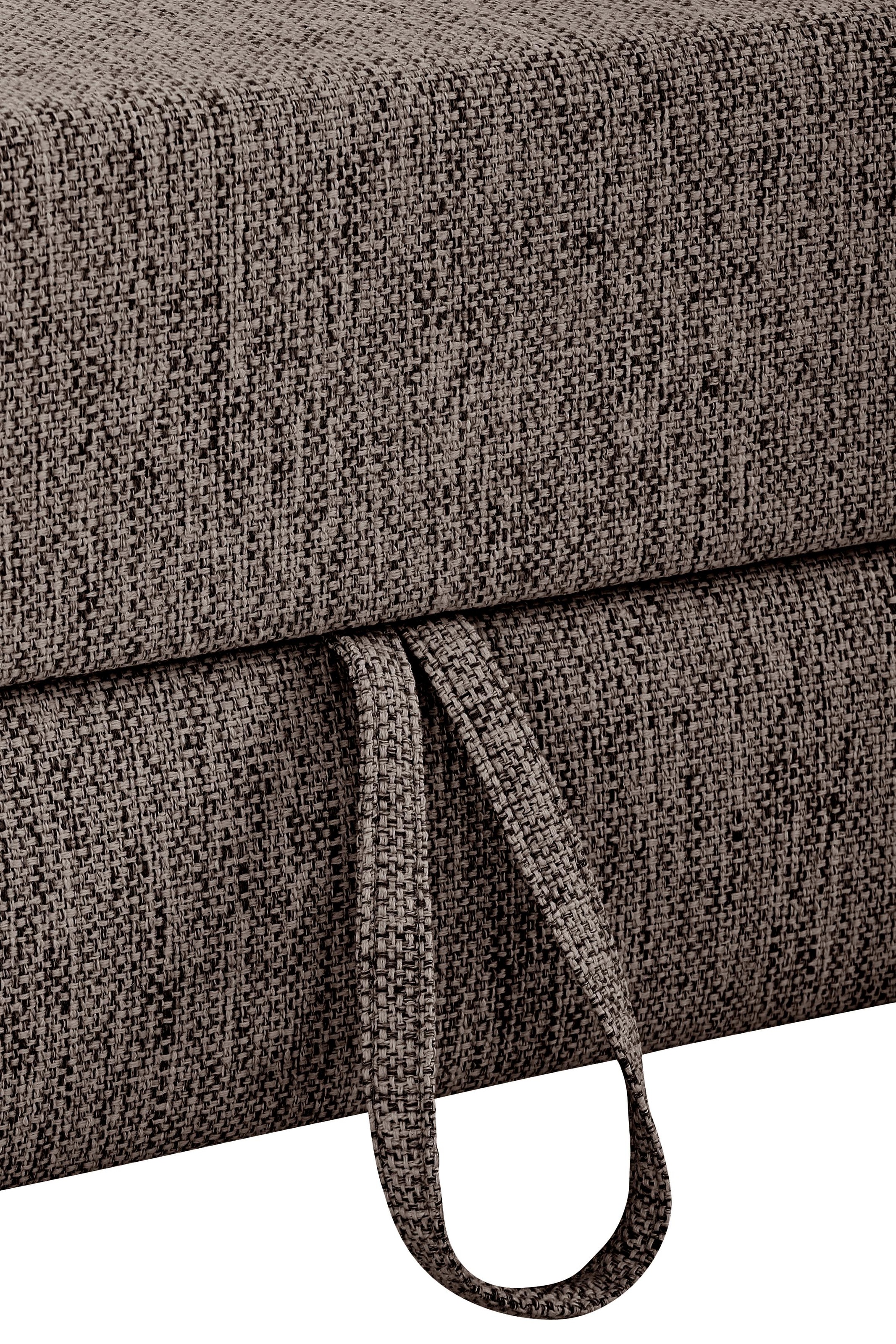 Home affaire Ecksofa »Palmera L-Form«, Federkern, wahlweise mit Bettfunktion und mit/ohne Bettkasten