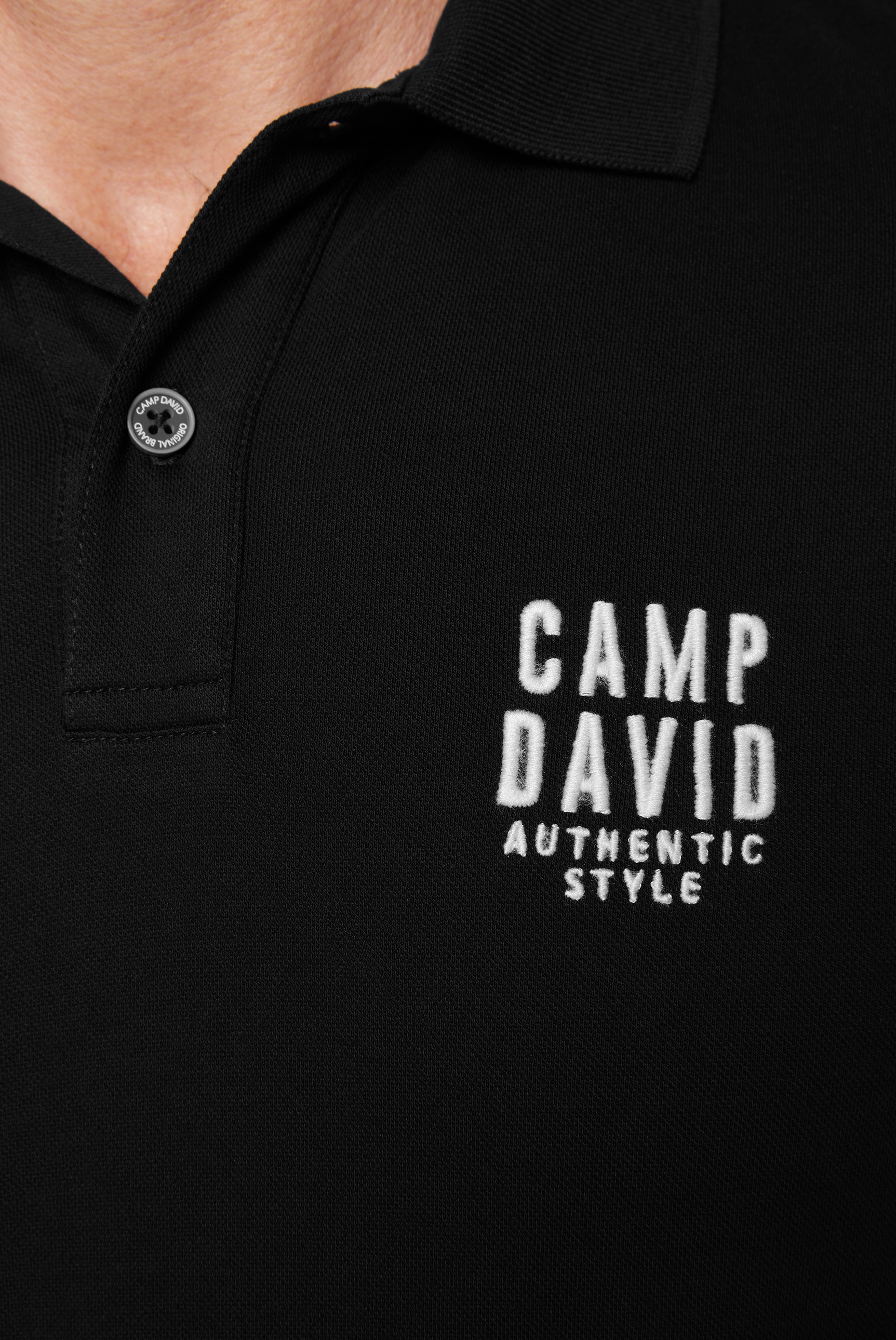 CAMP DAVID Poloshirt, mit Elasthan-Anteil