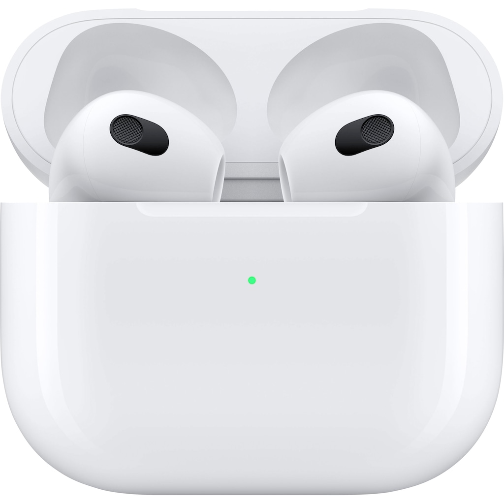 Apple wireless In-Ear-Kopfhörer »AirPods (3. Generation 2022) mit MagSafe Ladecase«, Bluetooth, Freisprechfunktion-Sprachsteuerung