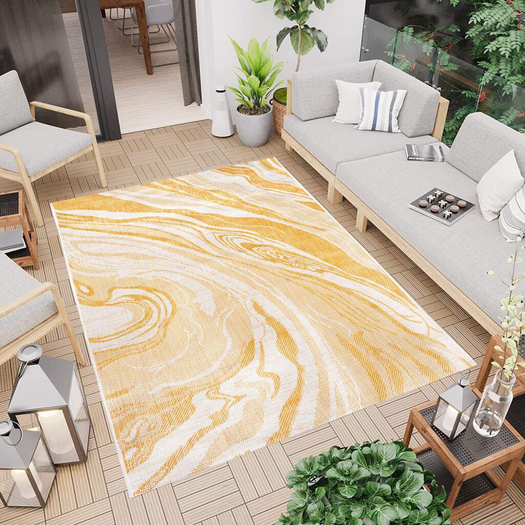 Carpet City Outdoorteppich "Outdoor 710" rechteckig 5 mm Höhe In/- Outdoor günstig online kaufen