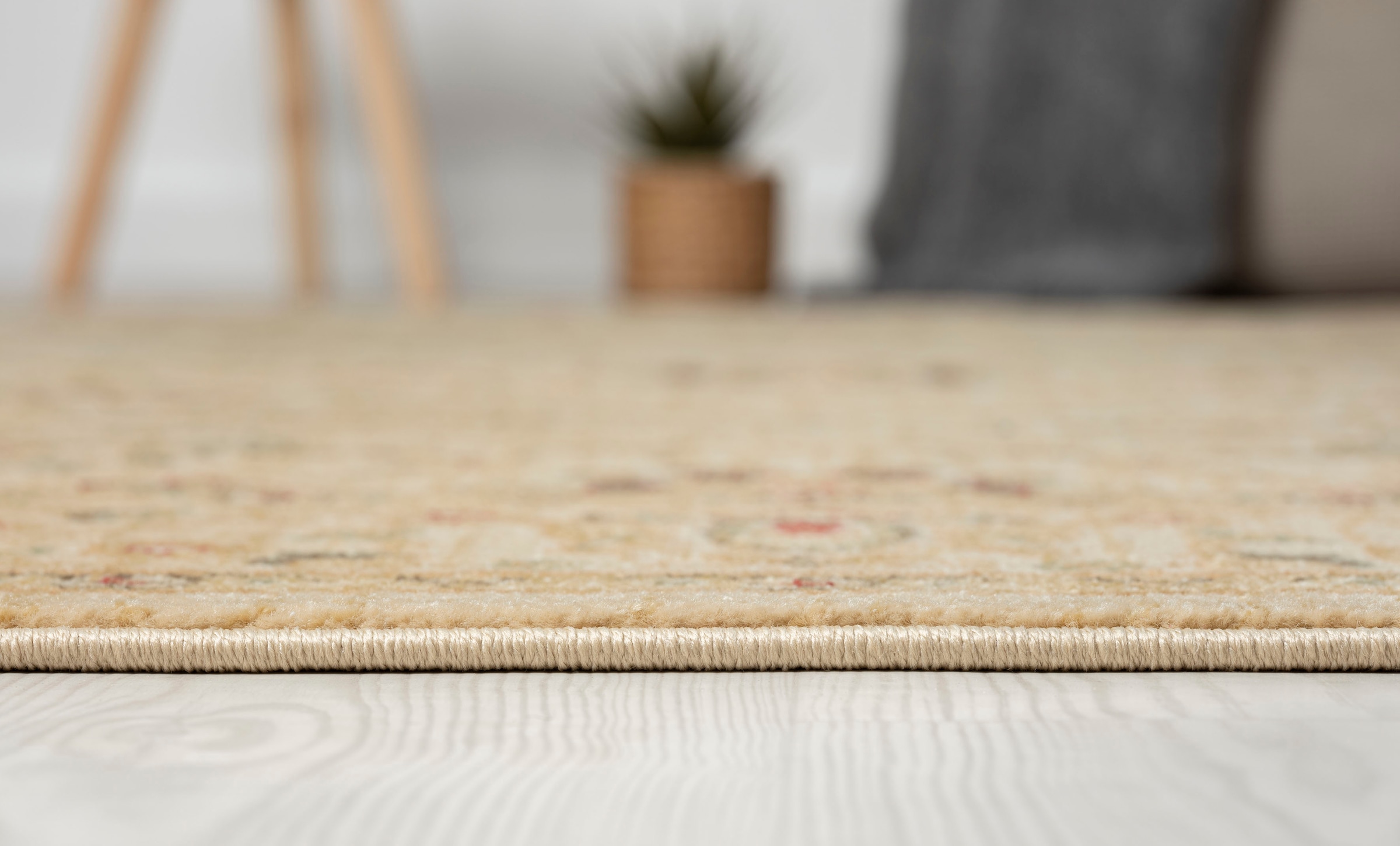 Myflair Möbel & Accessoires Teppich »Maryam 2«, rechteckig, 7,5 mm Höhe, Kurzflor, Orient Optik, edler Glanz, mit Fransen, besonders weich