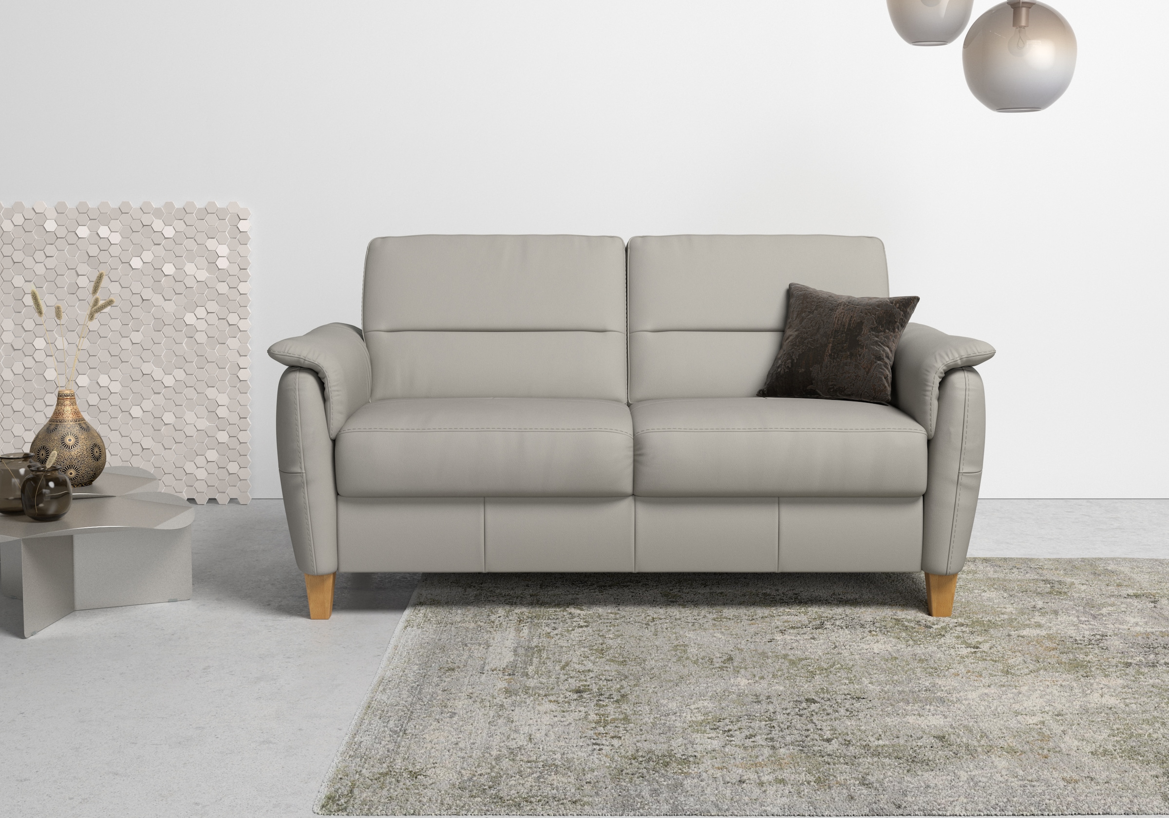 Home affaire 2,5-Sitzer "Palmera, B: 179 cm" mit Federkern