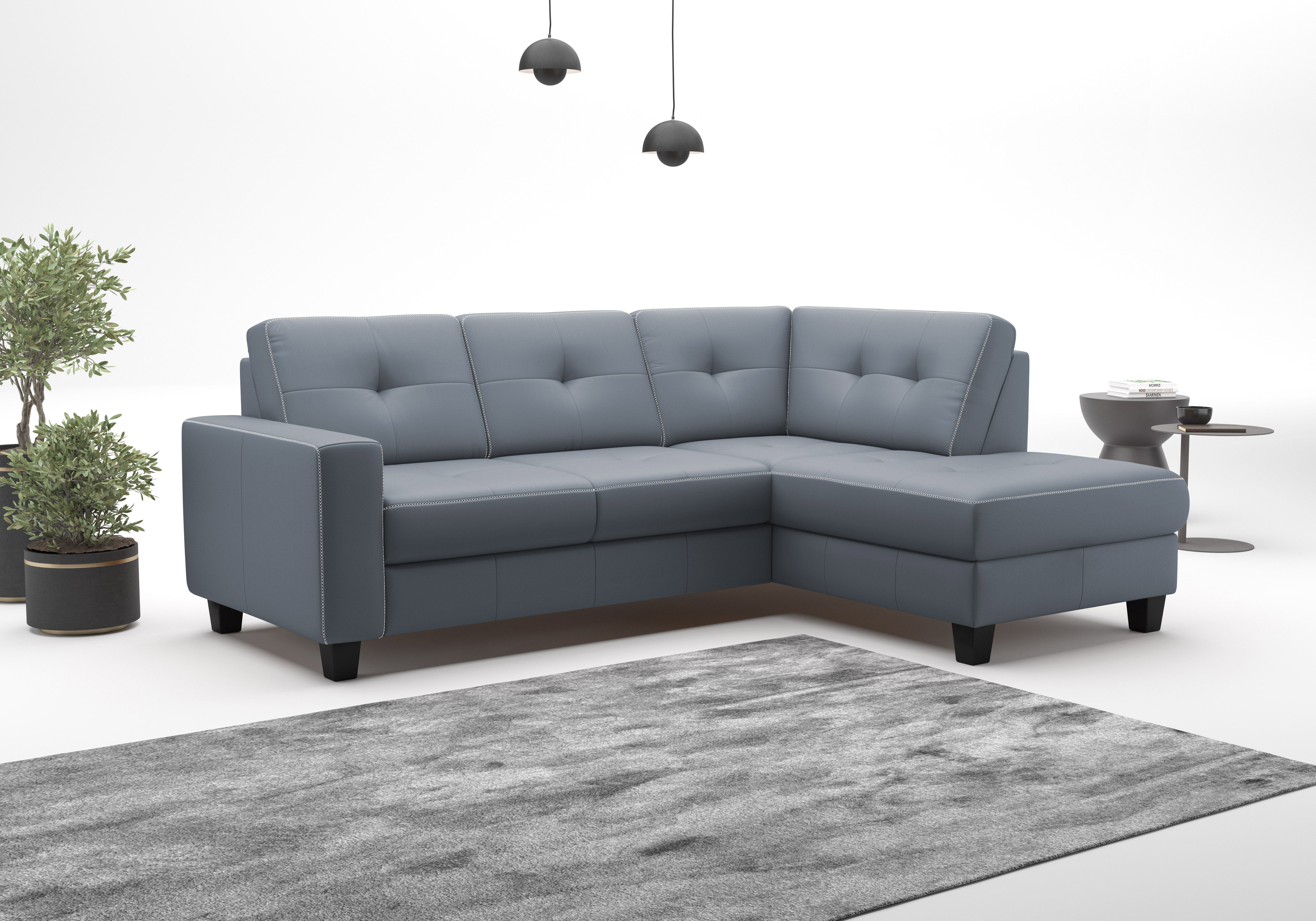 OTTO home Ecksofa "Varese" wahlweise mit Schlaffunktion und Bettkasten