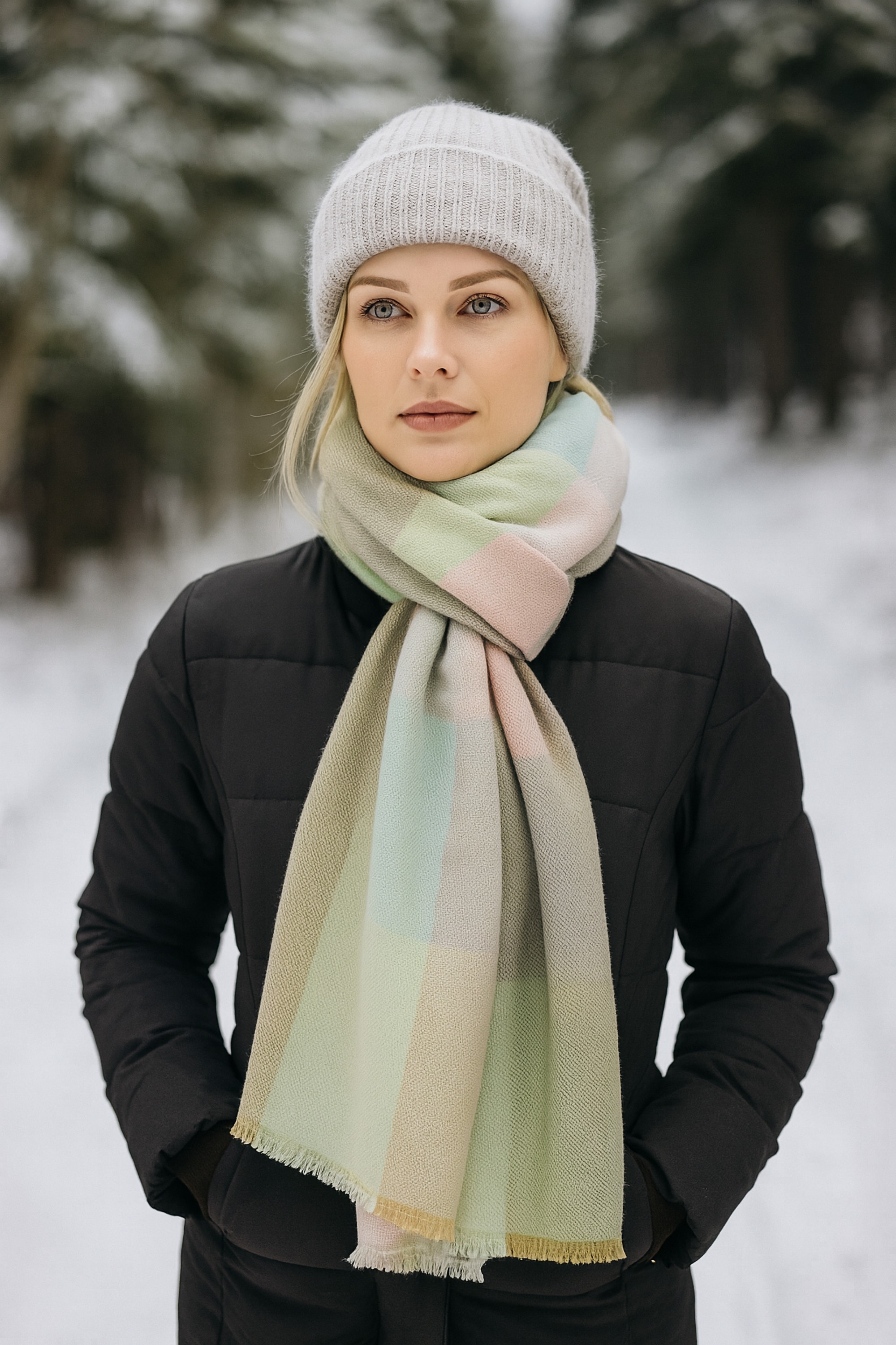 COLLEZIONE ALESSANDRO Wollschal "Block", Made in Italy, kuschelweich und gr günstig online kaufen