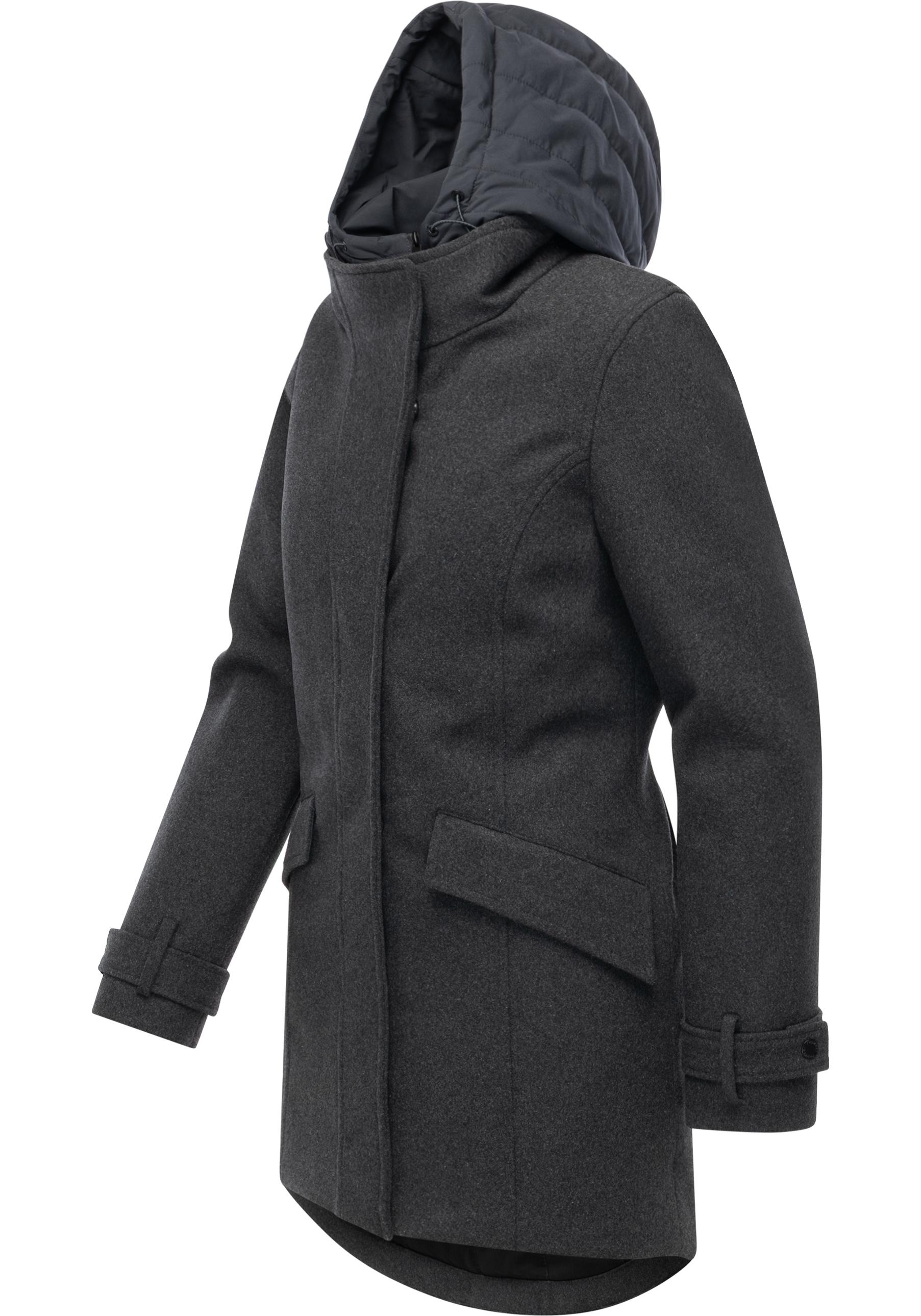 Ragwear Wintermantel "Petuja Felt YOUMODO" Klassischer Damen Kurzmantel mit günstig online kaufen