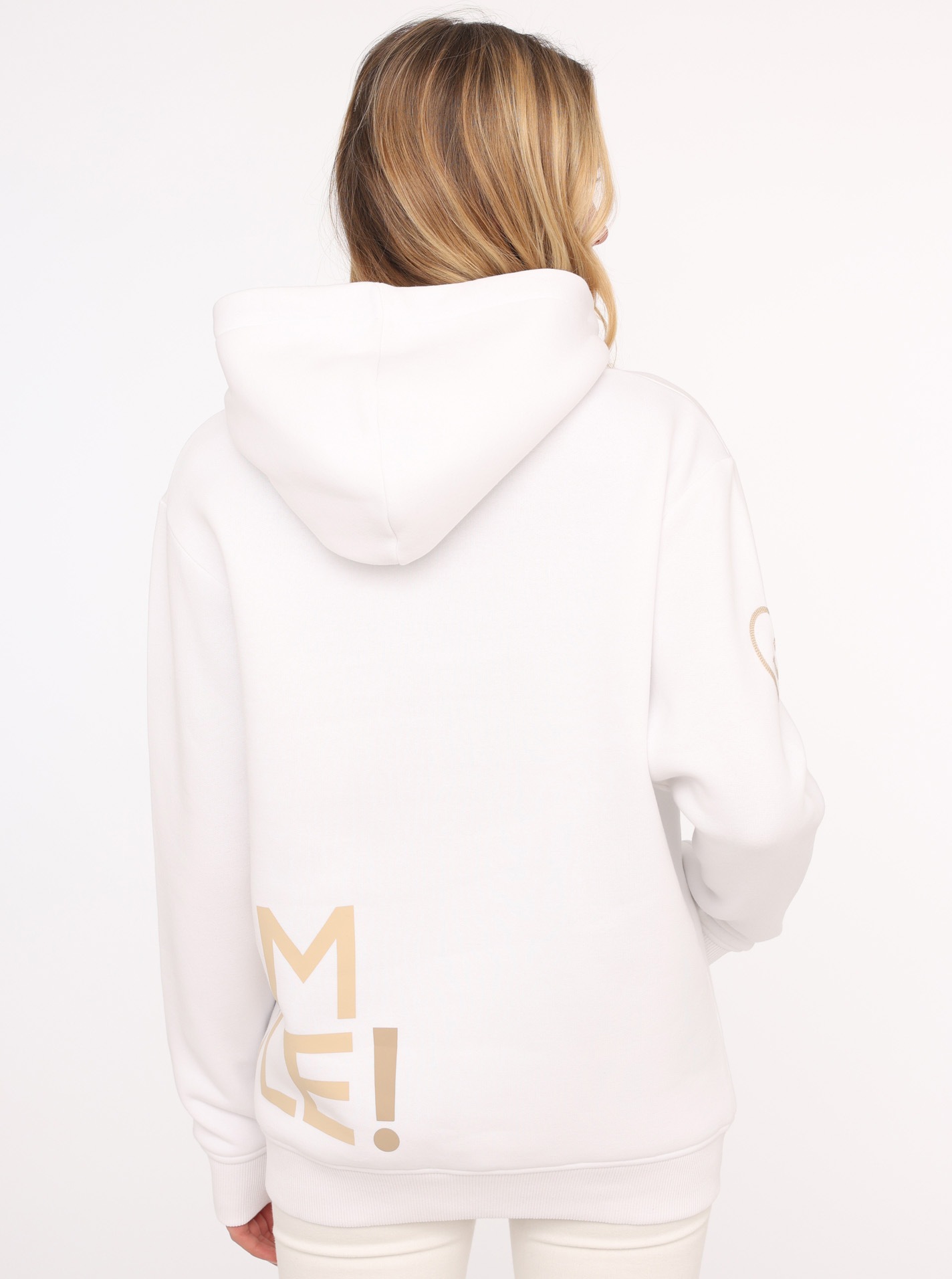 Thumbnail - Zwillingsherz Hoodie ""Alissa"" Langarm, Kapuze, Neon-Details, Kordelzug, Frontprint, Kängurutasche