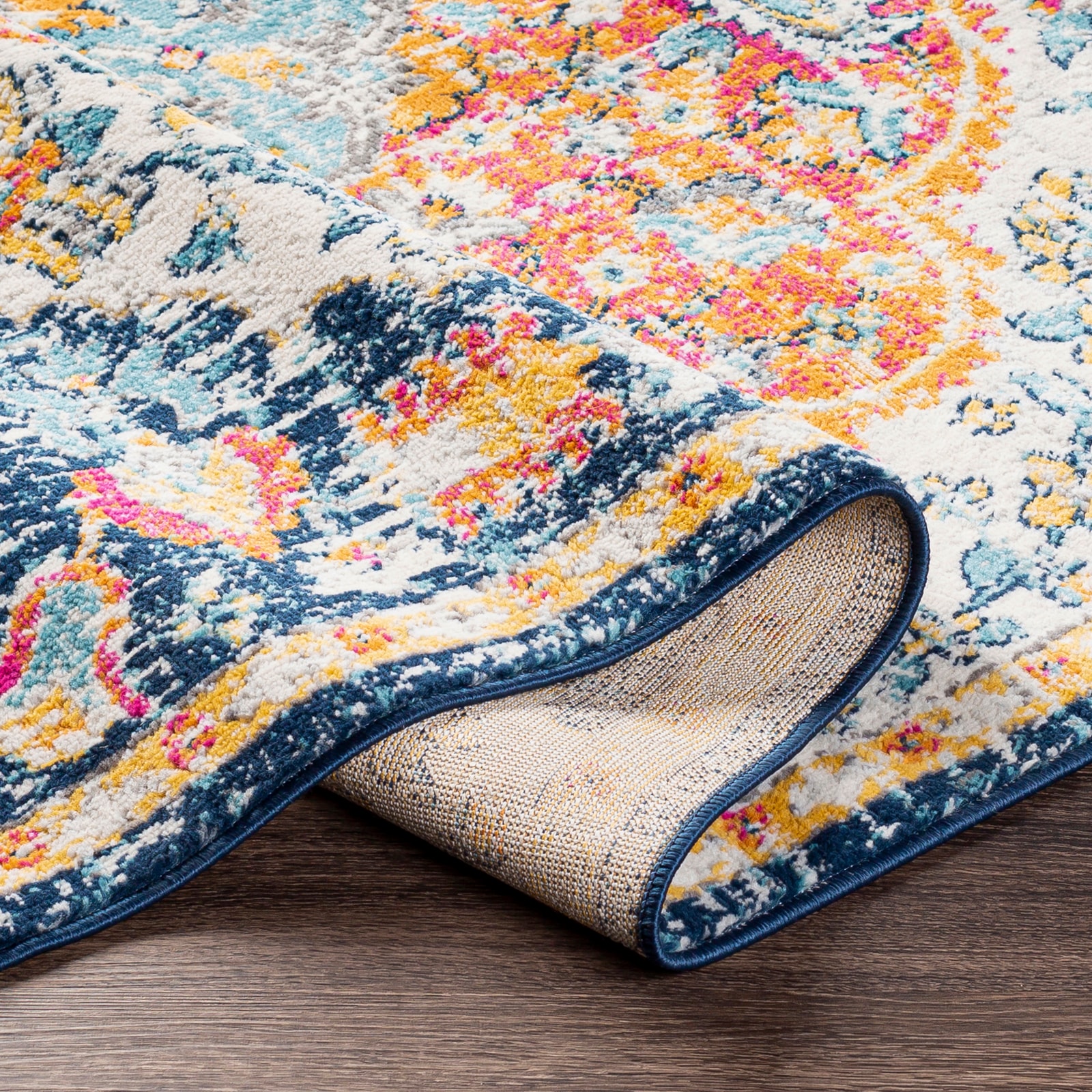 Livabliss Teppich »DUNDEE« rechteckig 10 mm Höhe Orient-Optik, Vintage Design, Boho Stil, Kurzflor, Wohnzimmer