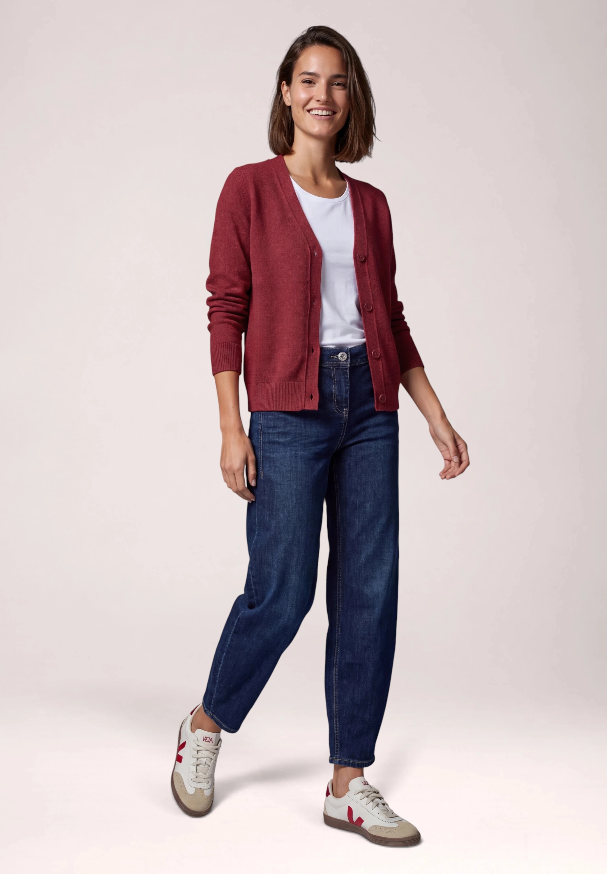 Cecil Cardigan in Unifarbe