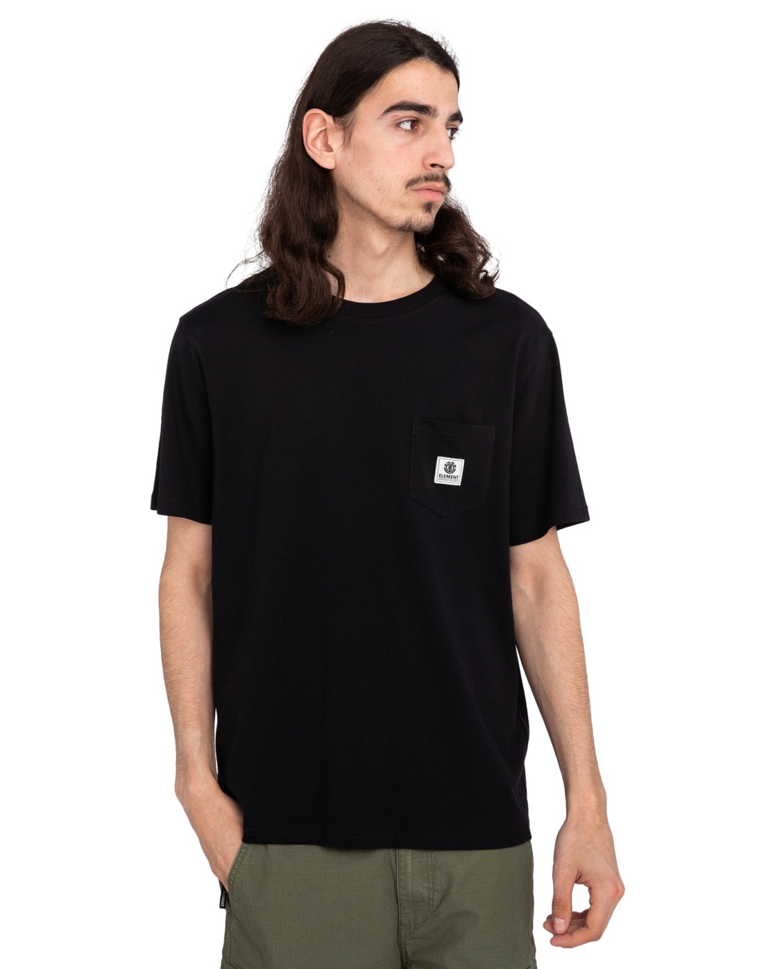 Element Rundhalsshirt "Basic Pocket"