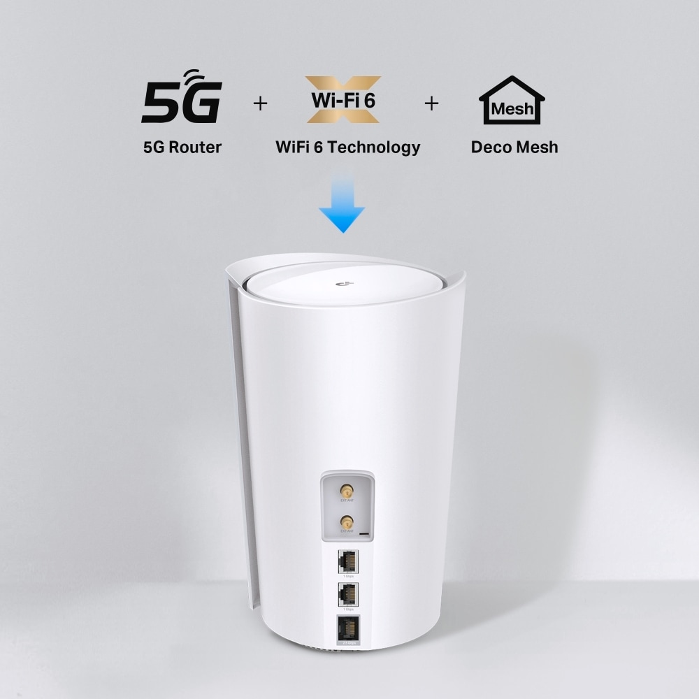 TP-Link 4G/LTE-Router »Deco X50-5G (1-pack) AX3000 Home Mesh Wi-Fi 6 System«