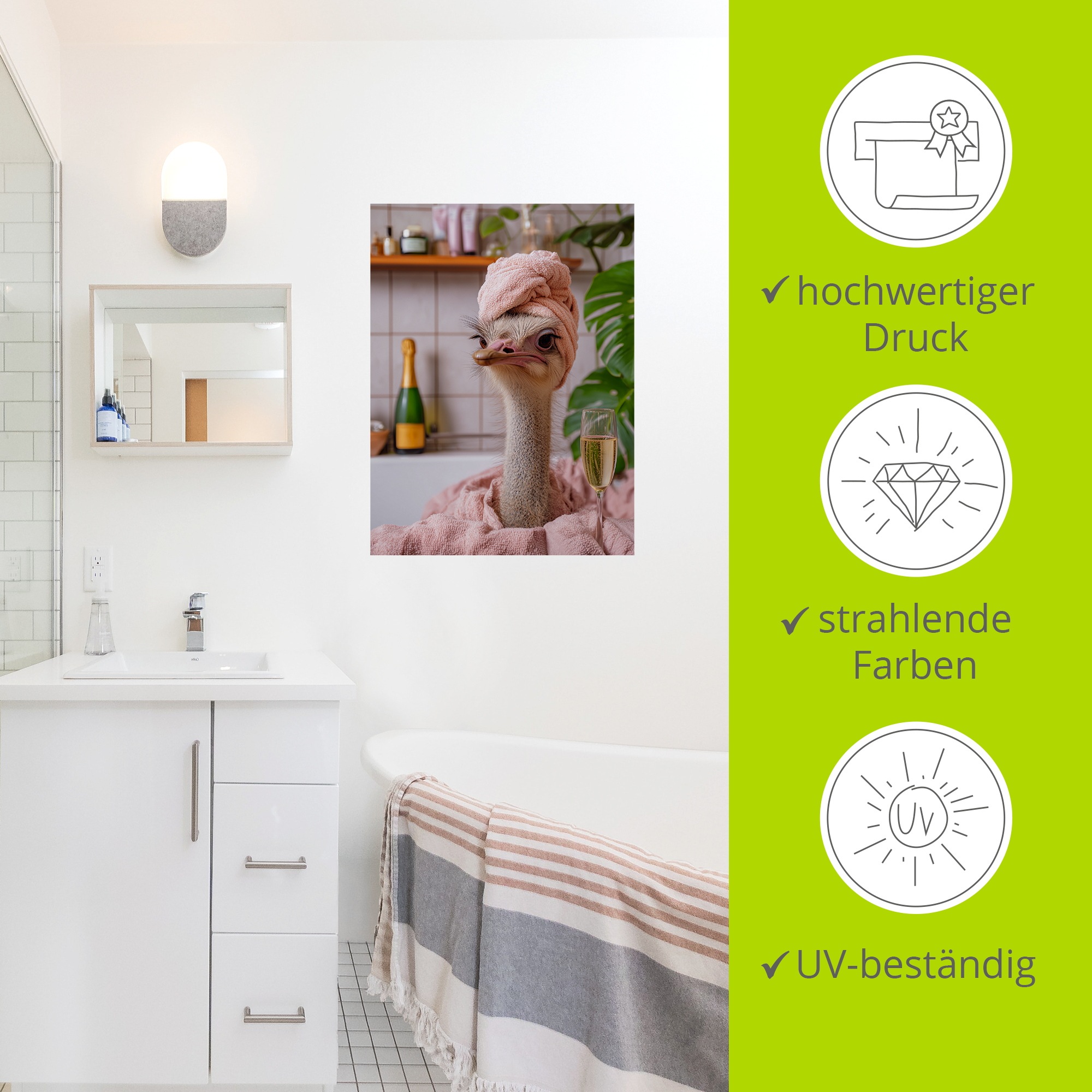 Artland Wandbild »Beauty Day« 1 Stk. tlg. als Alubild, Leinwandbild, Poster, Wandaufkleber in verschied. Größen
