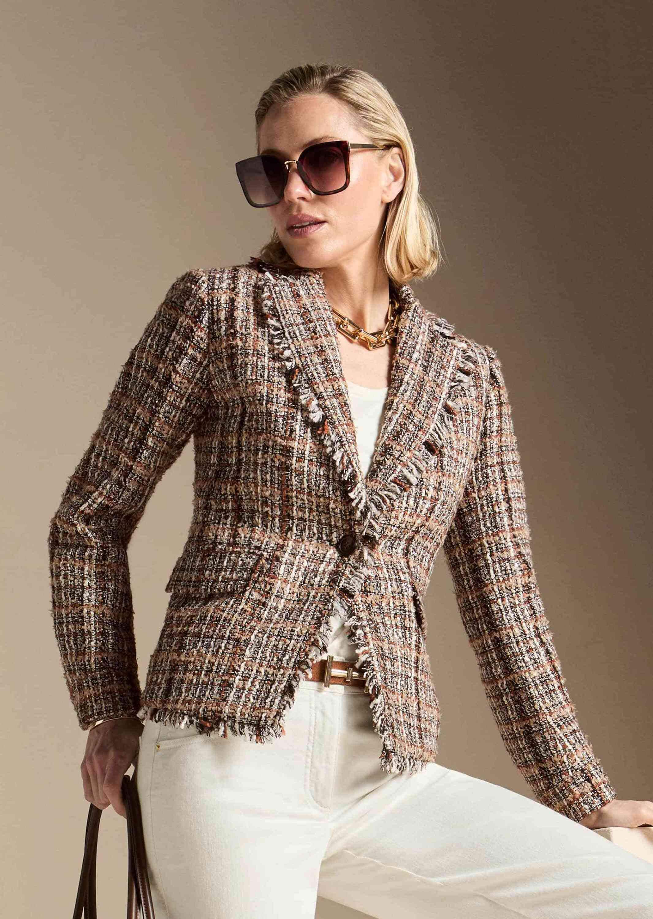 MADELEINE Jackenblazer »Blazer Tweedblazer im „Multi-Colour-Look“«