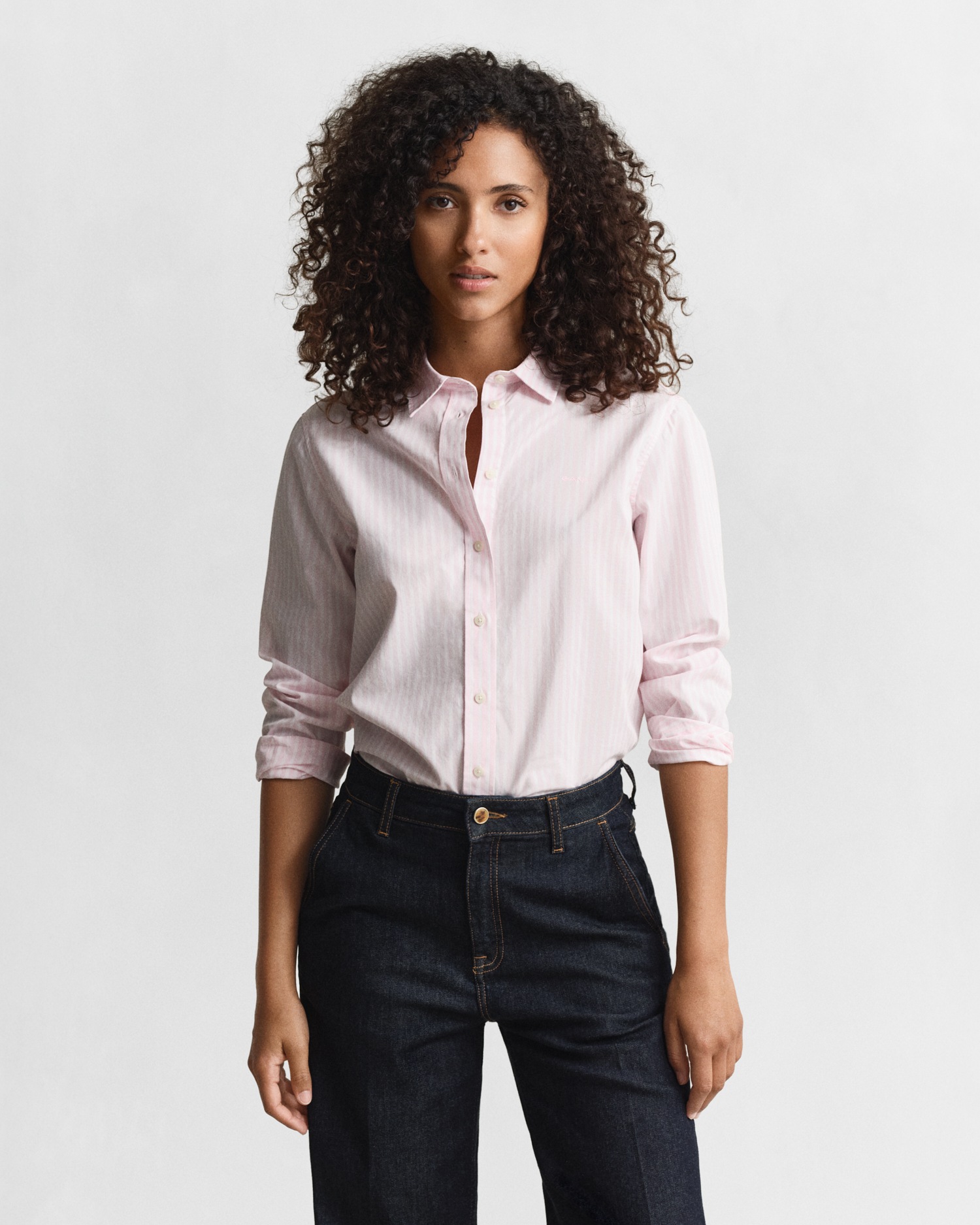 Gant Hemdbluse "REG POPLIN STRIPED SHIRT", mit einer kleinen Logostickerei günstig online kaufen