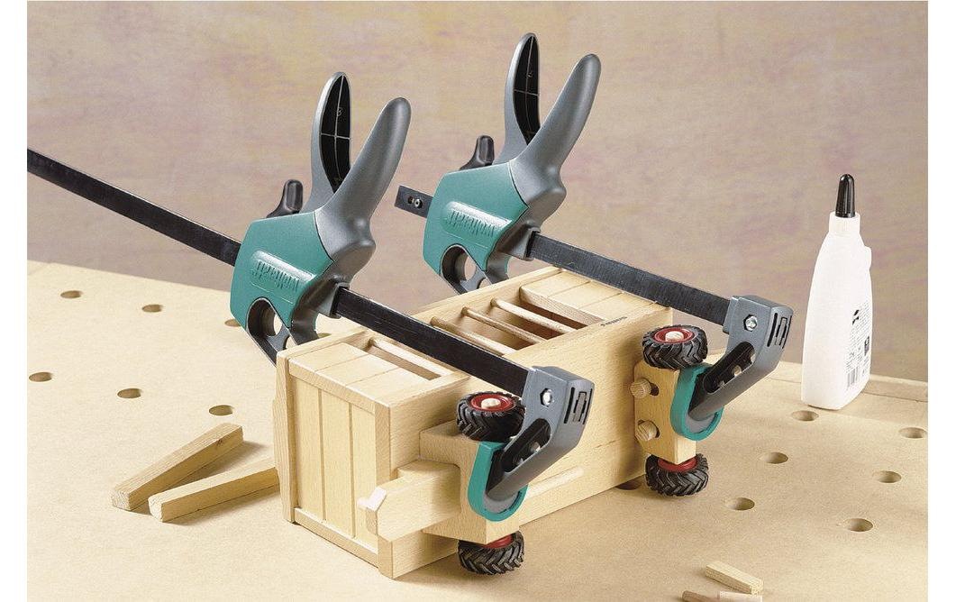 Wolfcraft Schraubzwinge »EHZ Easy 75« Ausladung 75 mm / Dehnbereich 180 - 740 mm
