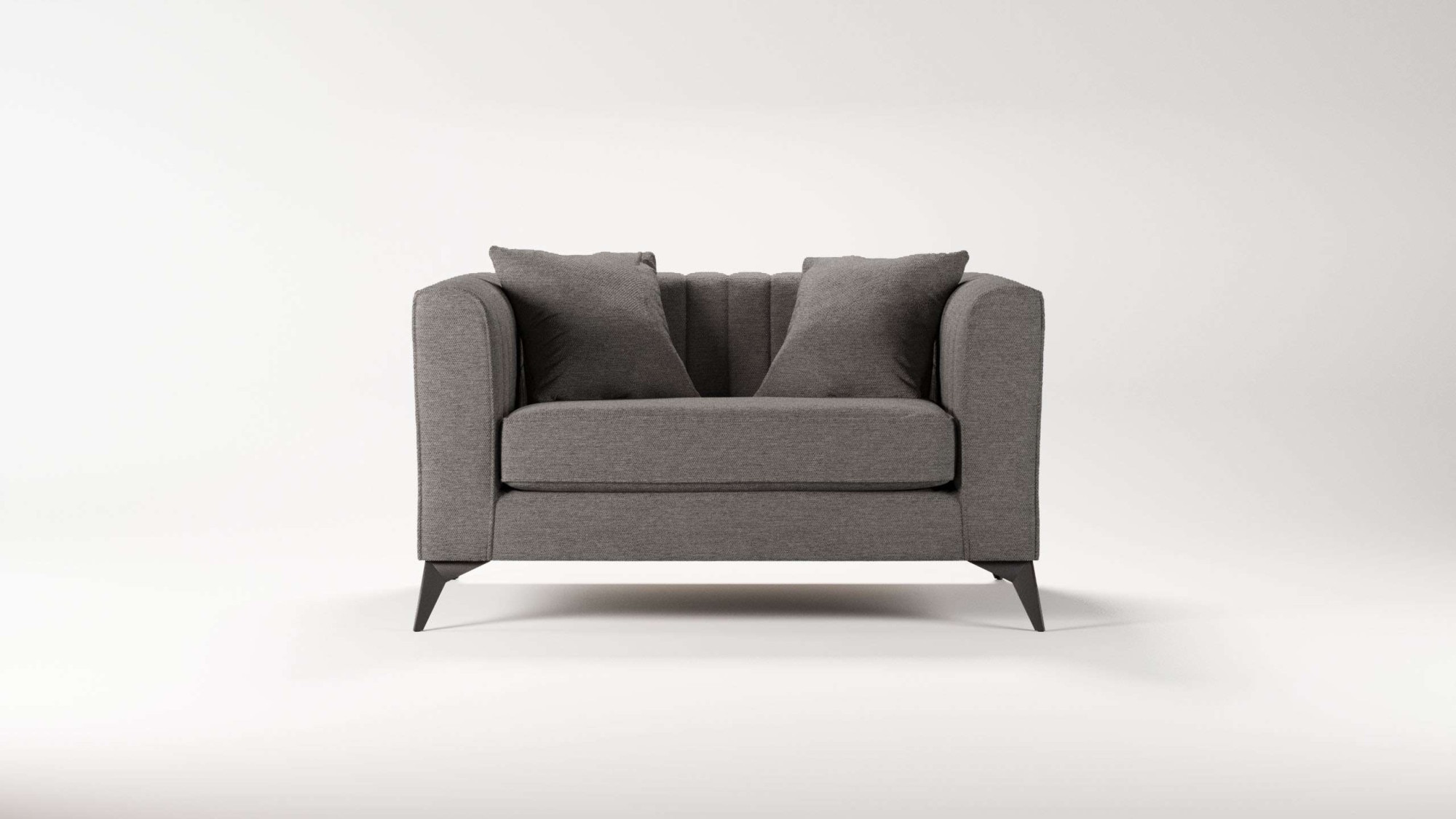 Places of Style Loveseat "MATTHEW Loungesessel, Maße B/T/H: 130/86/74 cm", günstig online kaufen