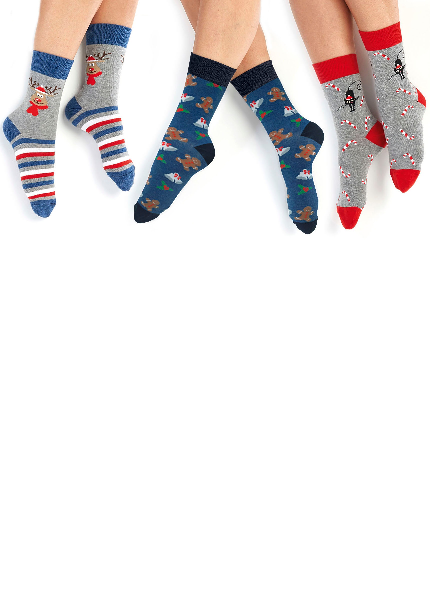 Sympatico Socken mit Weihnachtsmotiven online kaufen | BAUR
