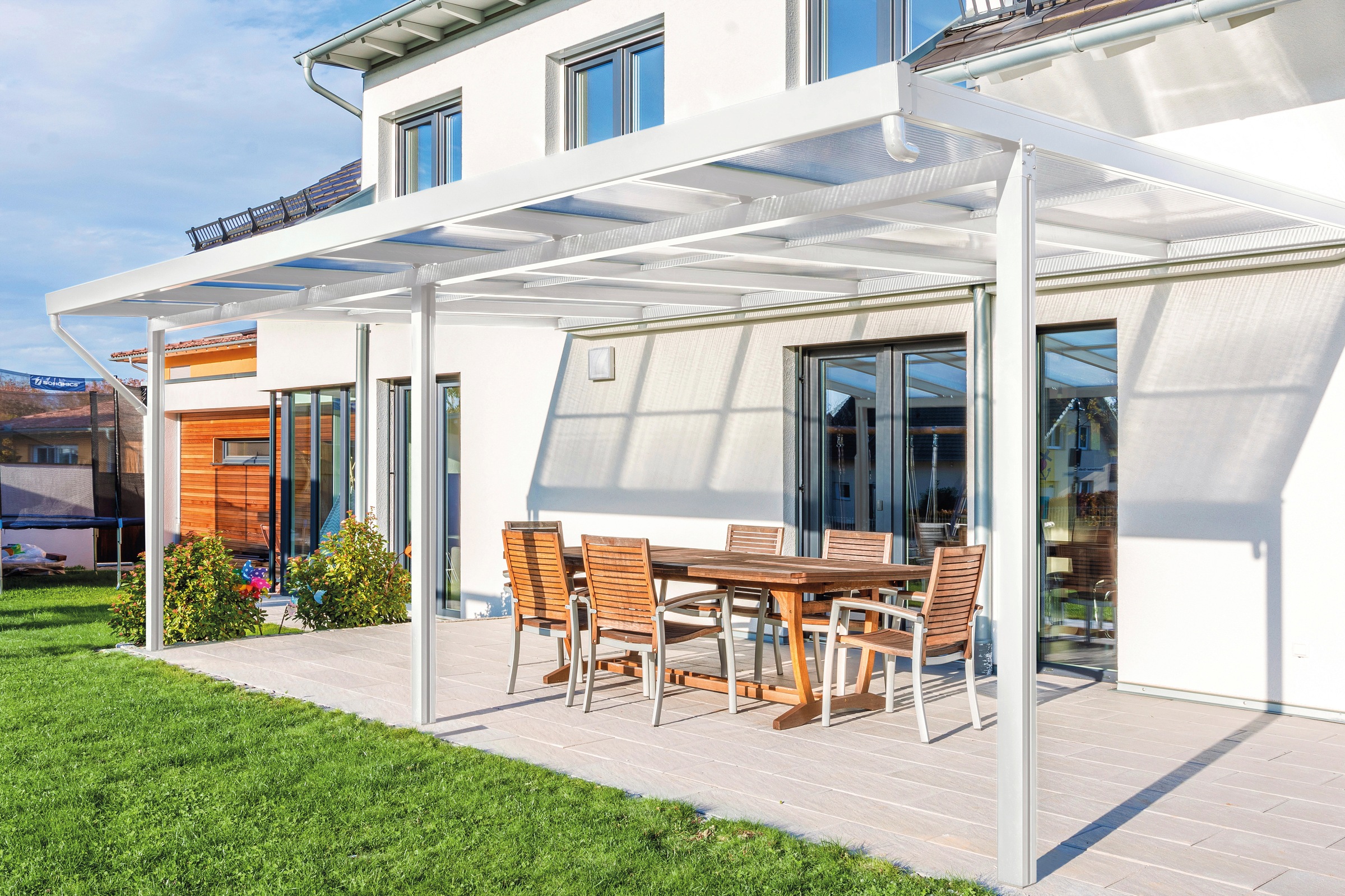 GUTTA Terrassendach "Premium", BxT: 611x406 cm, Dach Polycarbonat klar