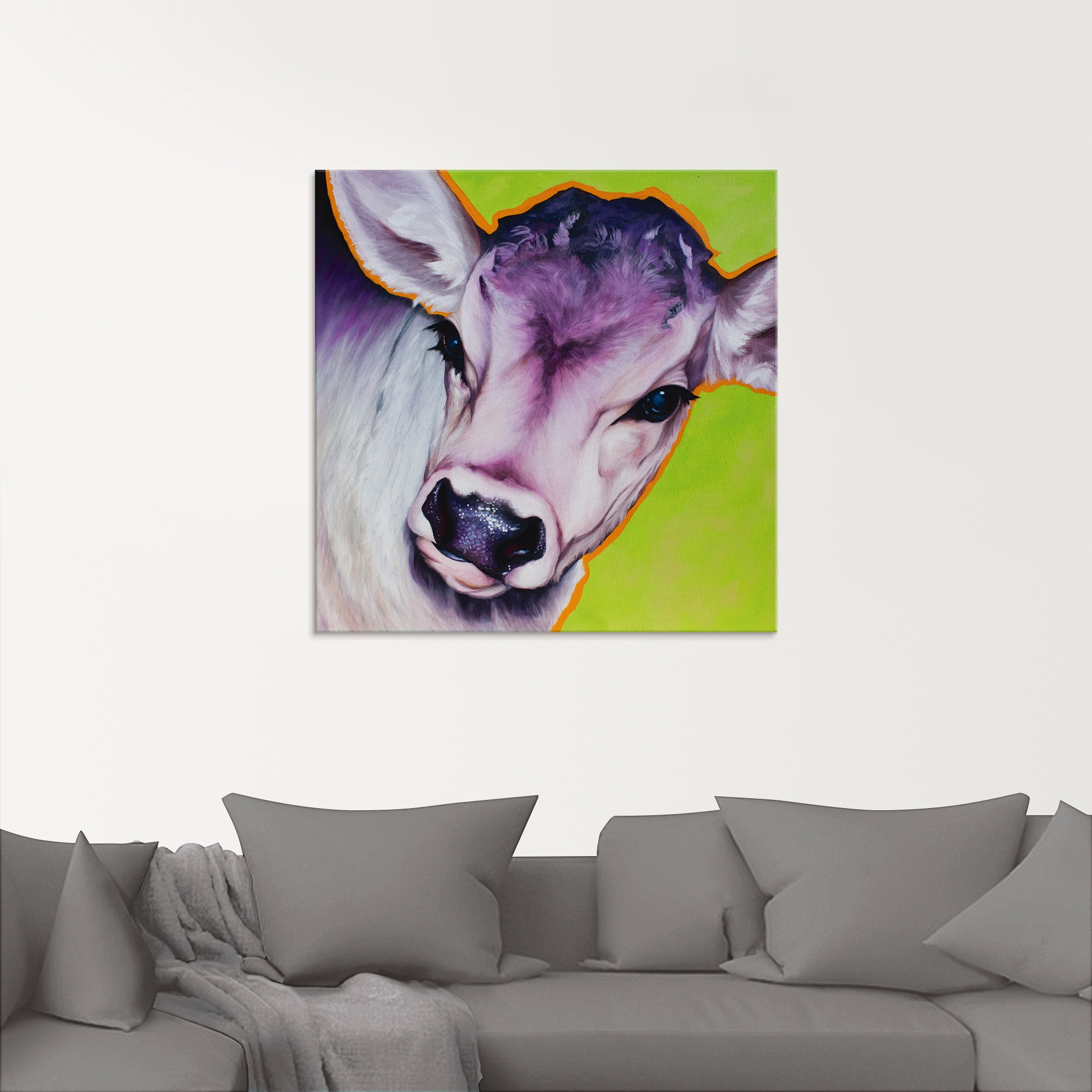 Artland Glasbild »Kuh Pretty Betty«, Haustiere, (1 St.), in verschiedenen Größen