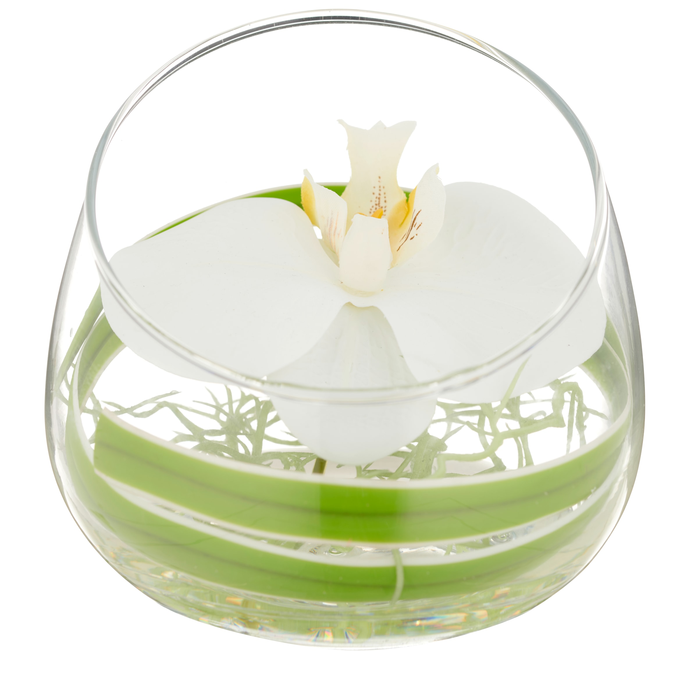 Creativ green Kunstblume "Glasgefäß mit Orchideenblüte", als elegantes Arra günstig online kaufen
