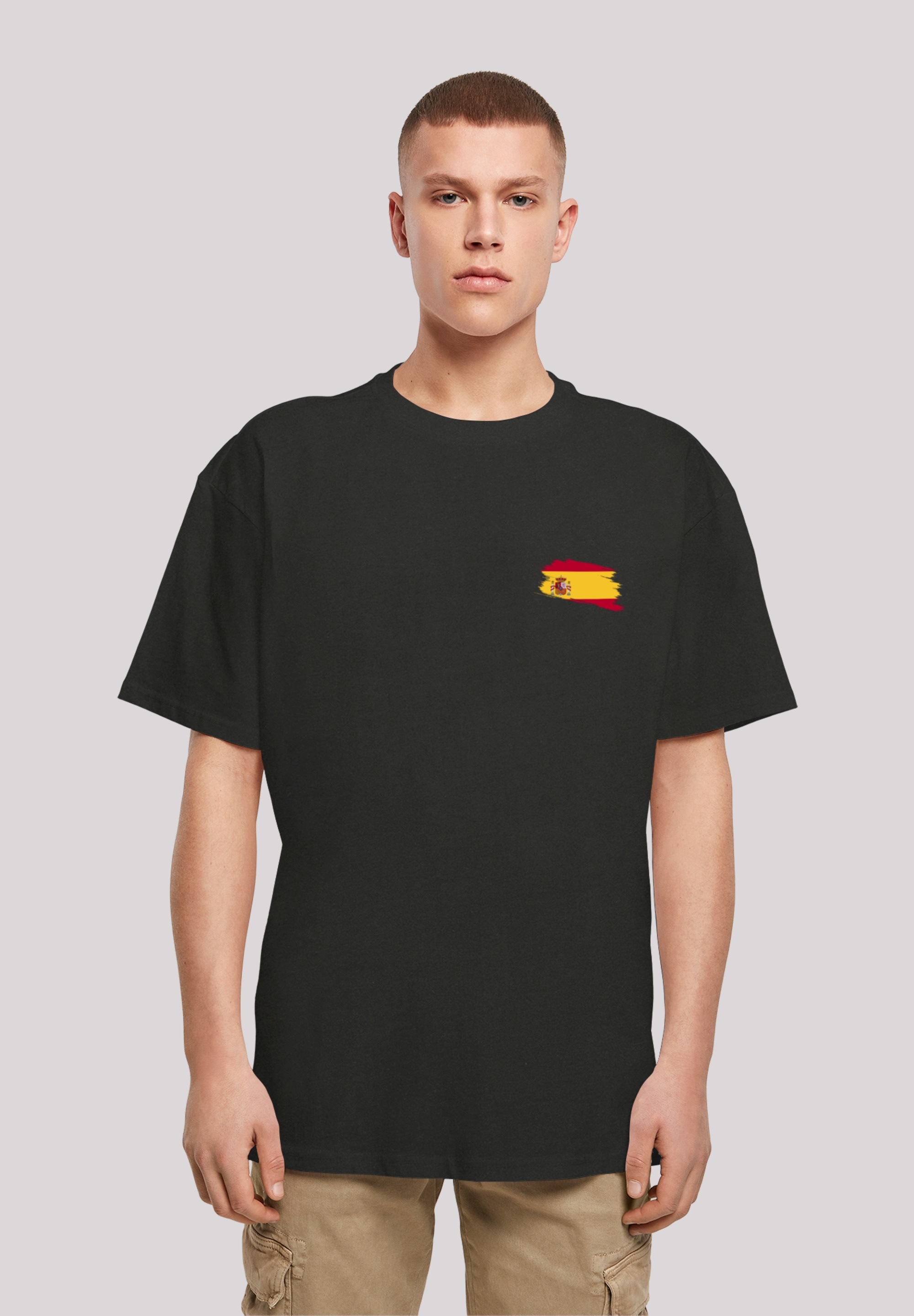 F4NT4STIC T-Shirt "Spain Spanien Flagge", Print