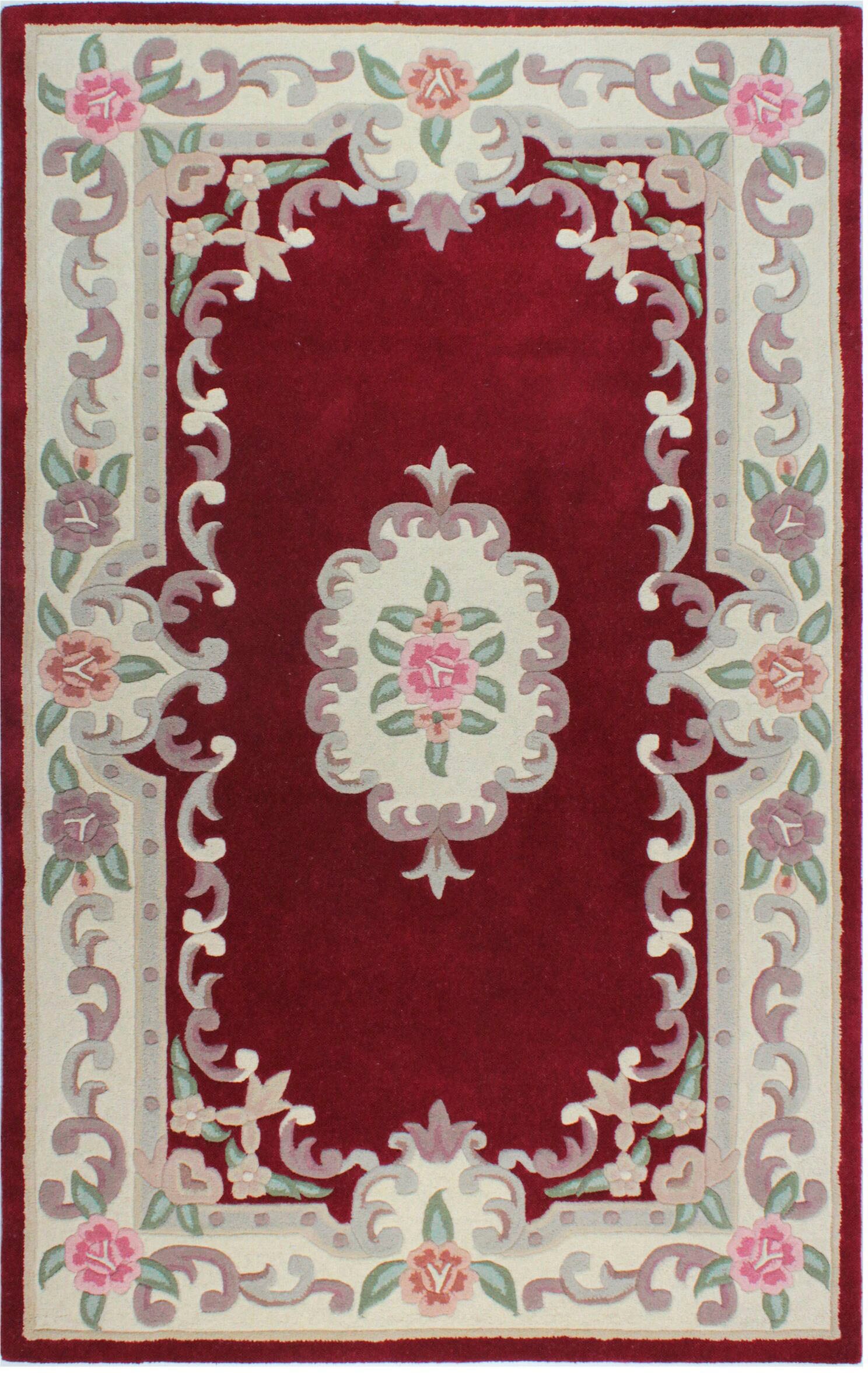 FLAIR RUGS Wollteppich "Aubusson" rechteckig 10 mm Höhe Wolle, Teppich, Woh günstig online kaufen