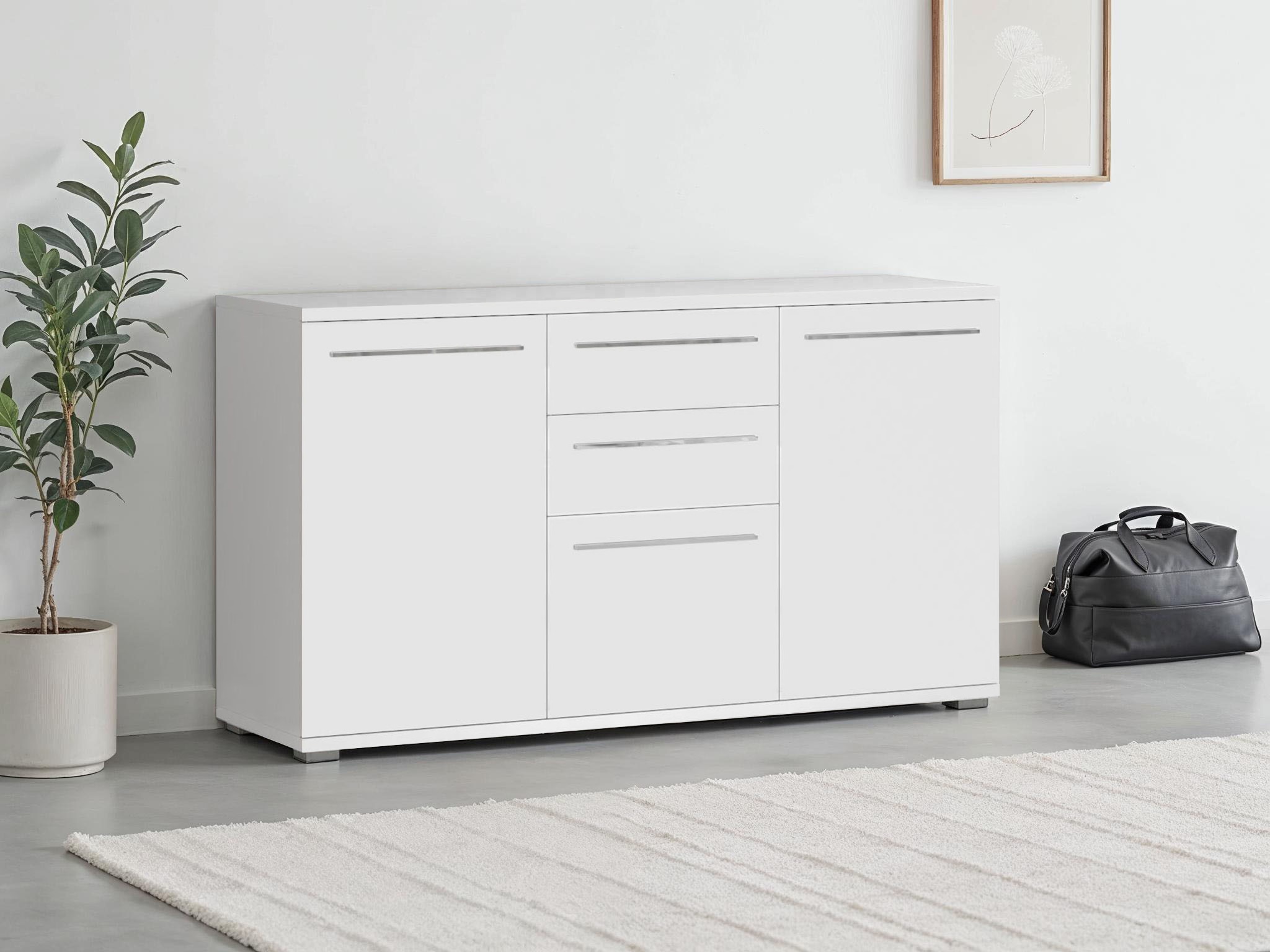 OTTO home Kommode "Piano" (H/B/T): 64,6/180/45,2cm, UV lackiert, Soft-Close günstig online kaufen