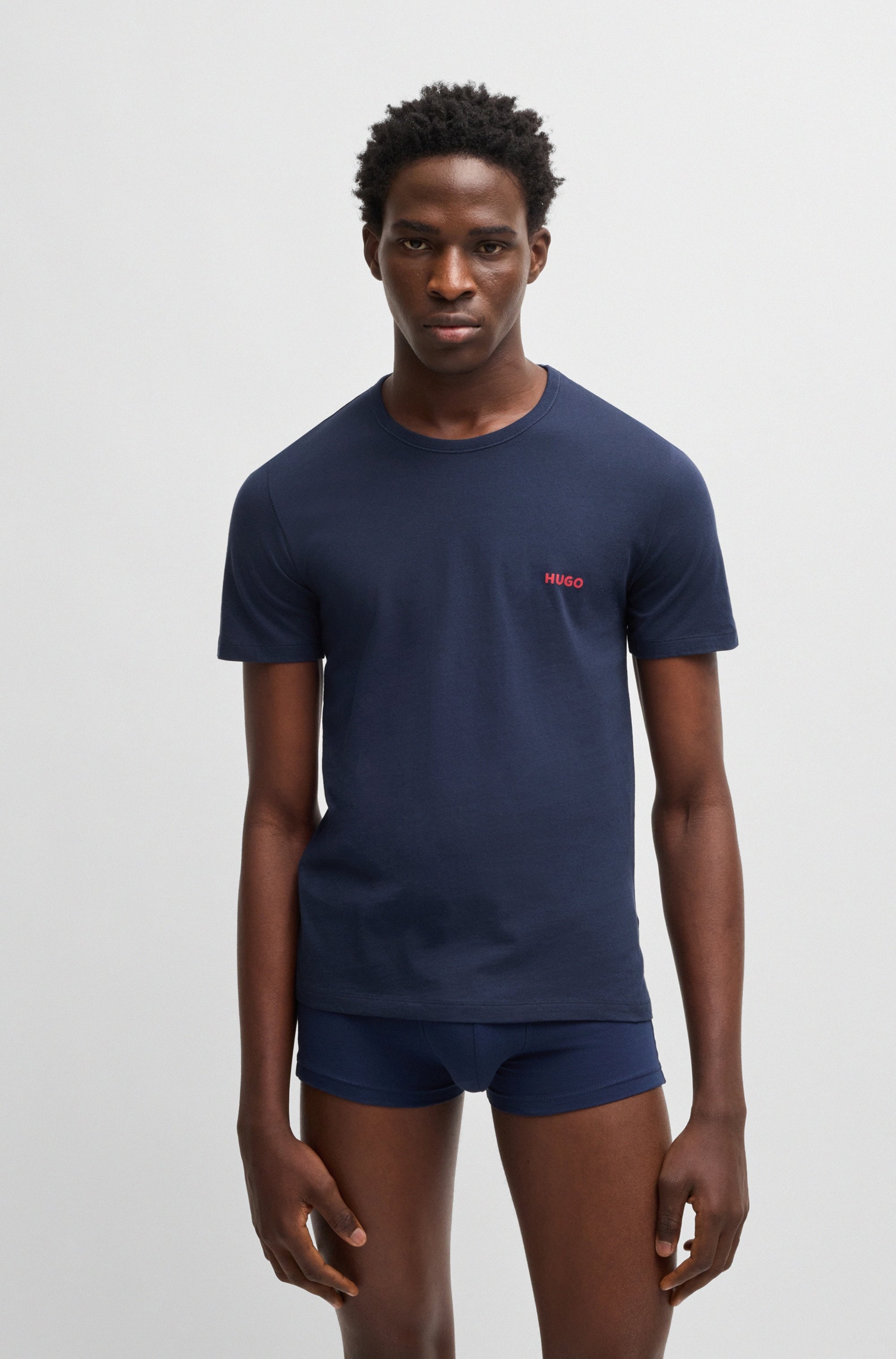 HUGO Underwear T-Shirt »RN TRIPL«, (Packung, 3 tlg.), mit Rundhalsausschnitt