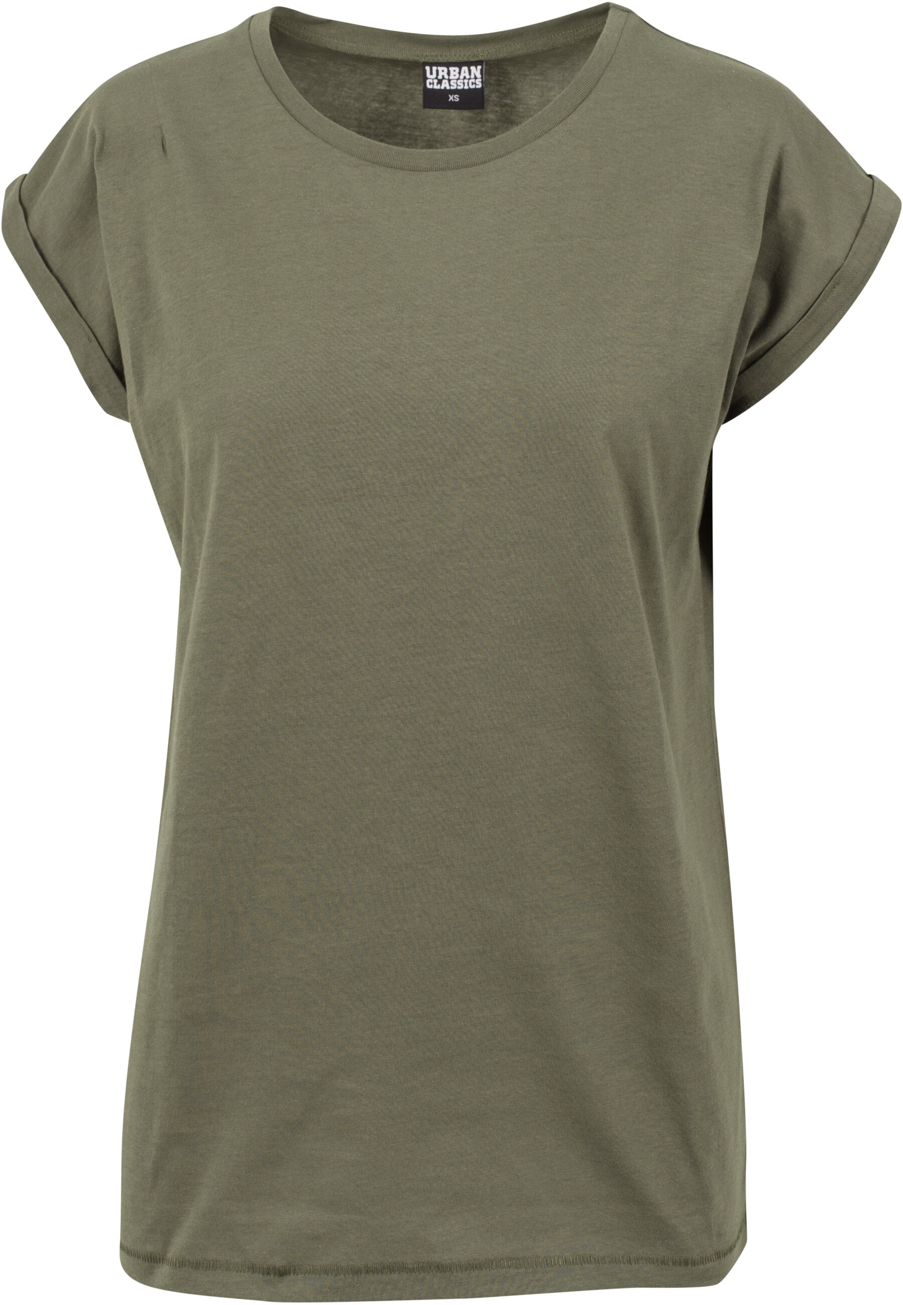 URBAN CLASSICS Kurzarmshirt "Urban Classics Damen Ladies Extended Shoulder Tee"