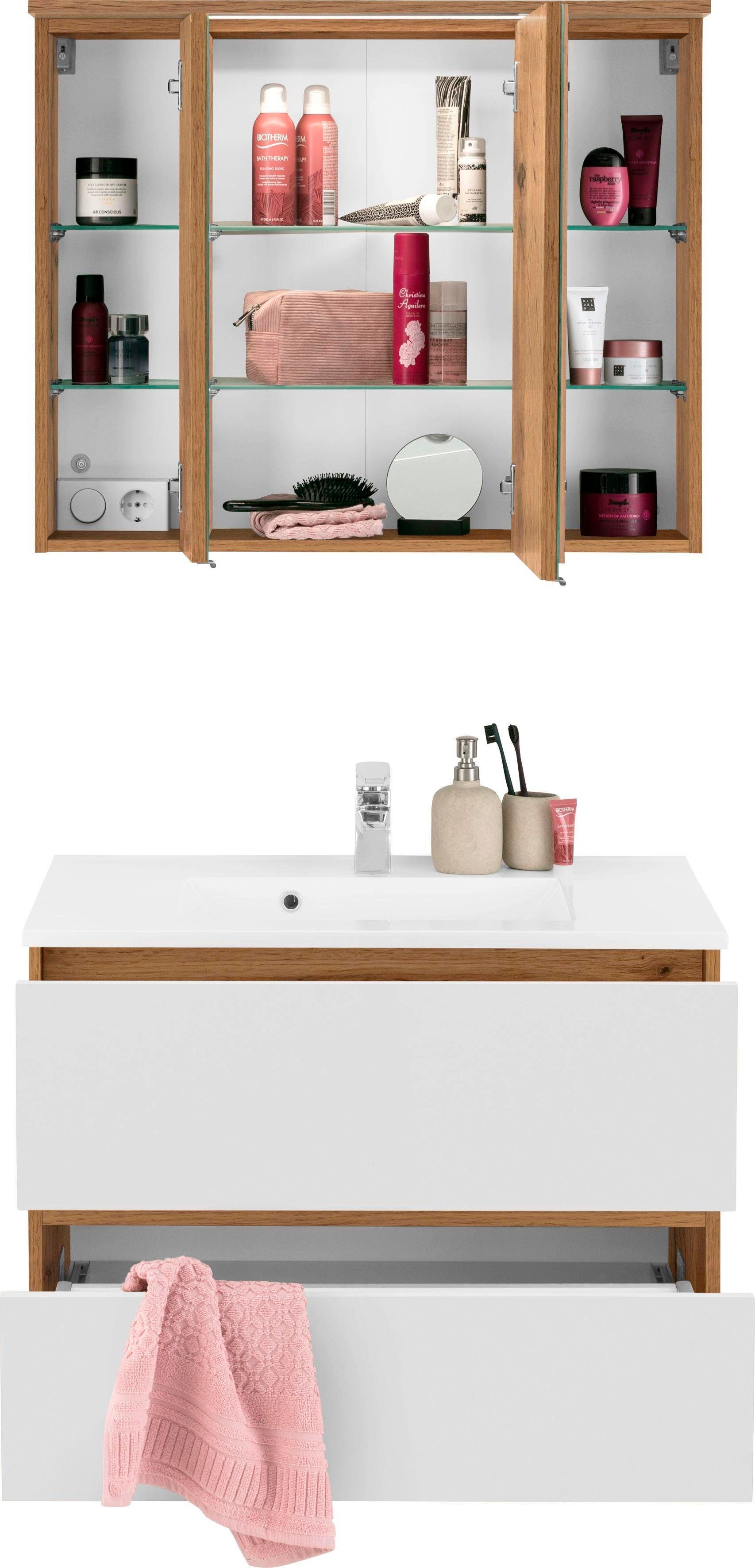 Thumbnail - welltime Badmöbel-Set "Lucca" 2 Stk. tlg.