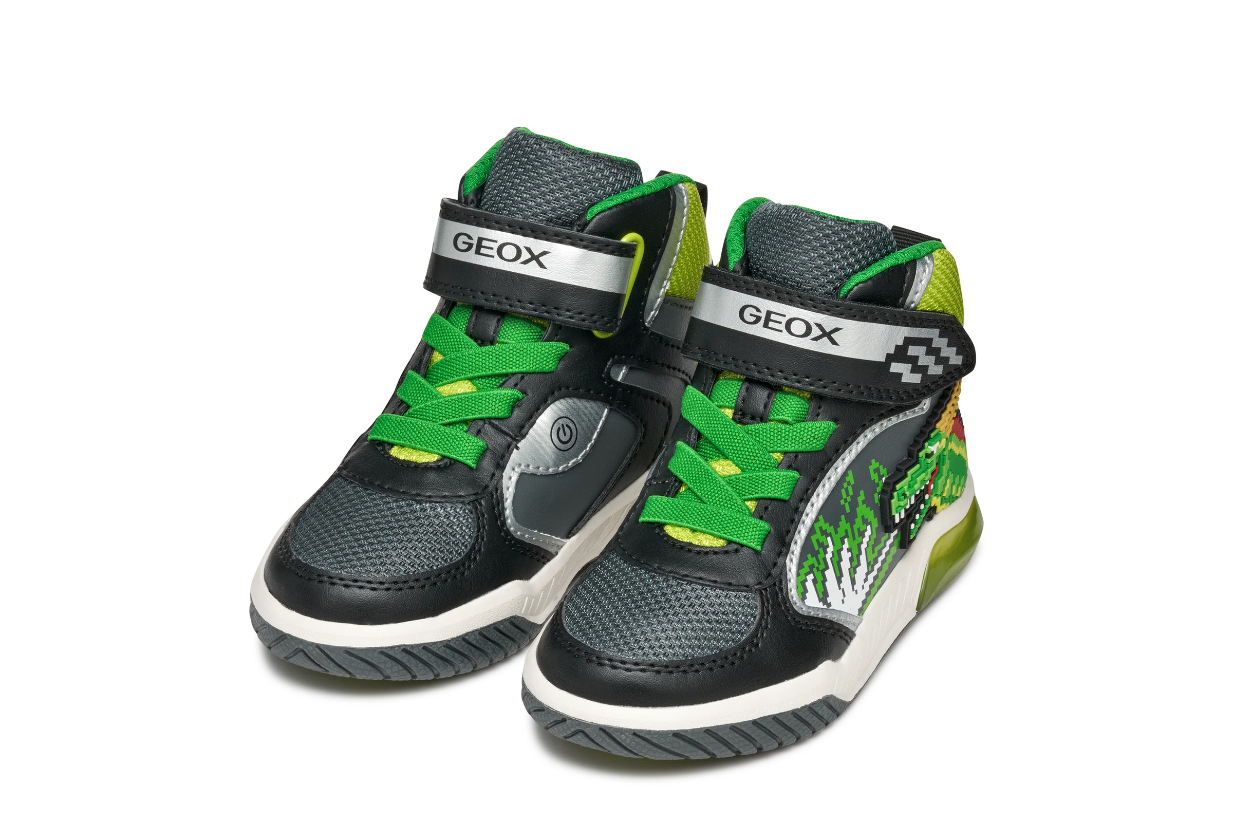 Geox Sneaker "J INEK BOY Blinkschuh" Schnürboots mit cooler Blinkfunktion, günstig online kaufen