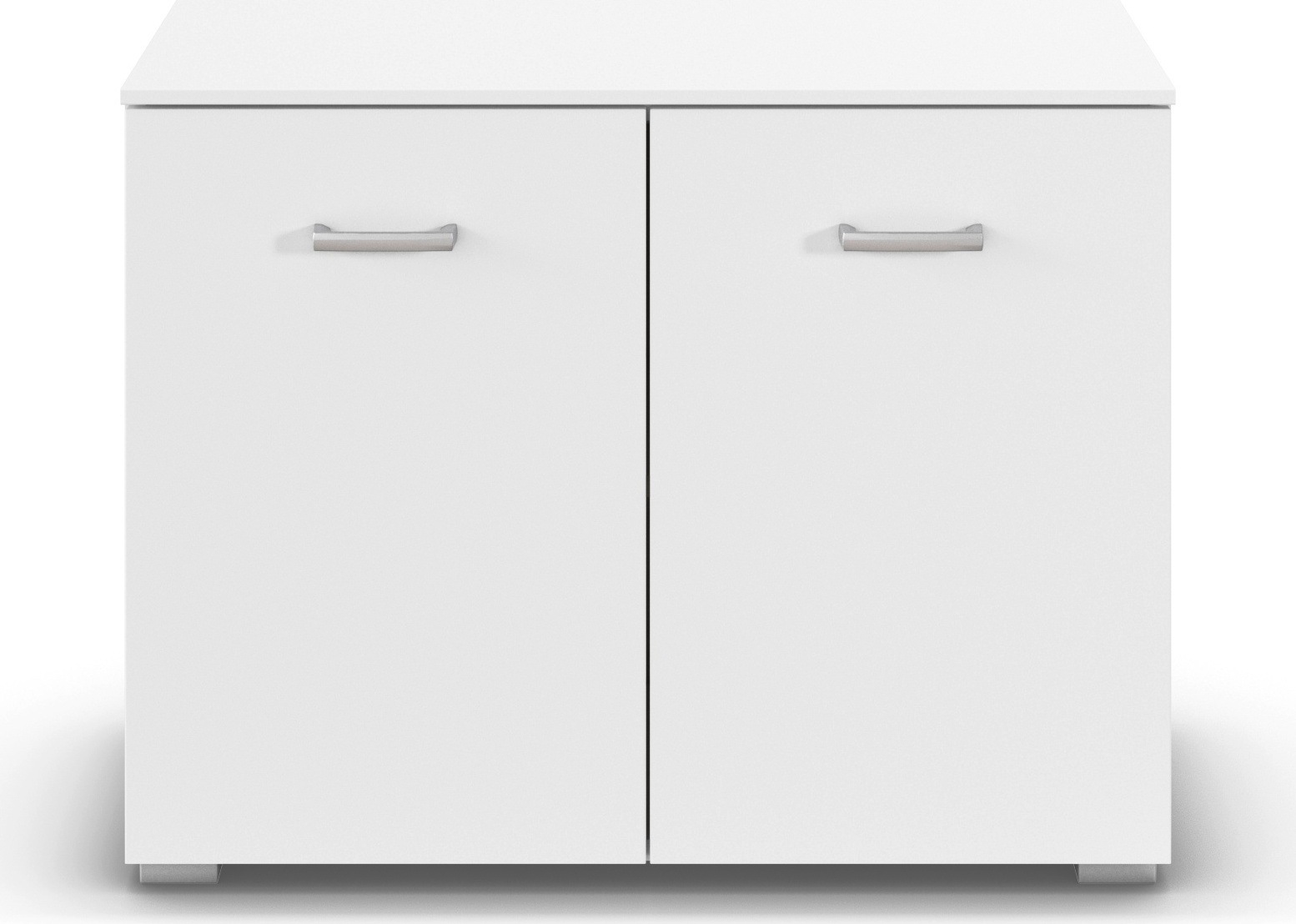 rauch Kommode »Gamma« Breite 80 cm / Höhe 61 cm, verschiedene Griffvarianten/-Farben,  mit 2 Türen, verstellbaren Böden und viel Stauraum MADE IN GERMANY