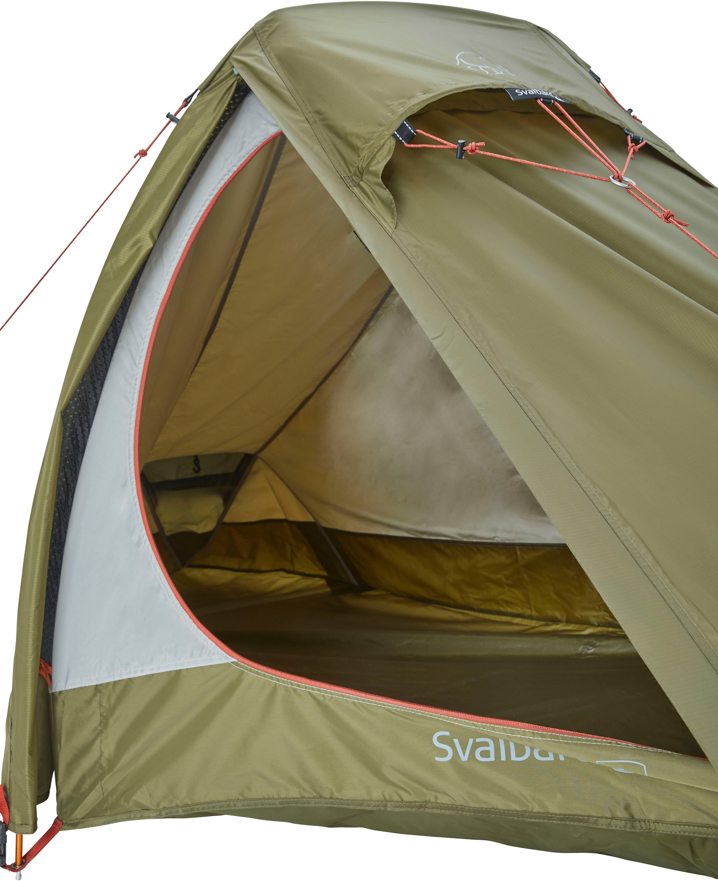 Nordisk Tunnelzelt »Svalbard 1 PU Tent Dark Olive«, 1 Personen, (Packung, 1 tlg.)