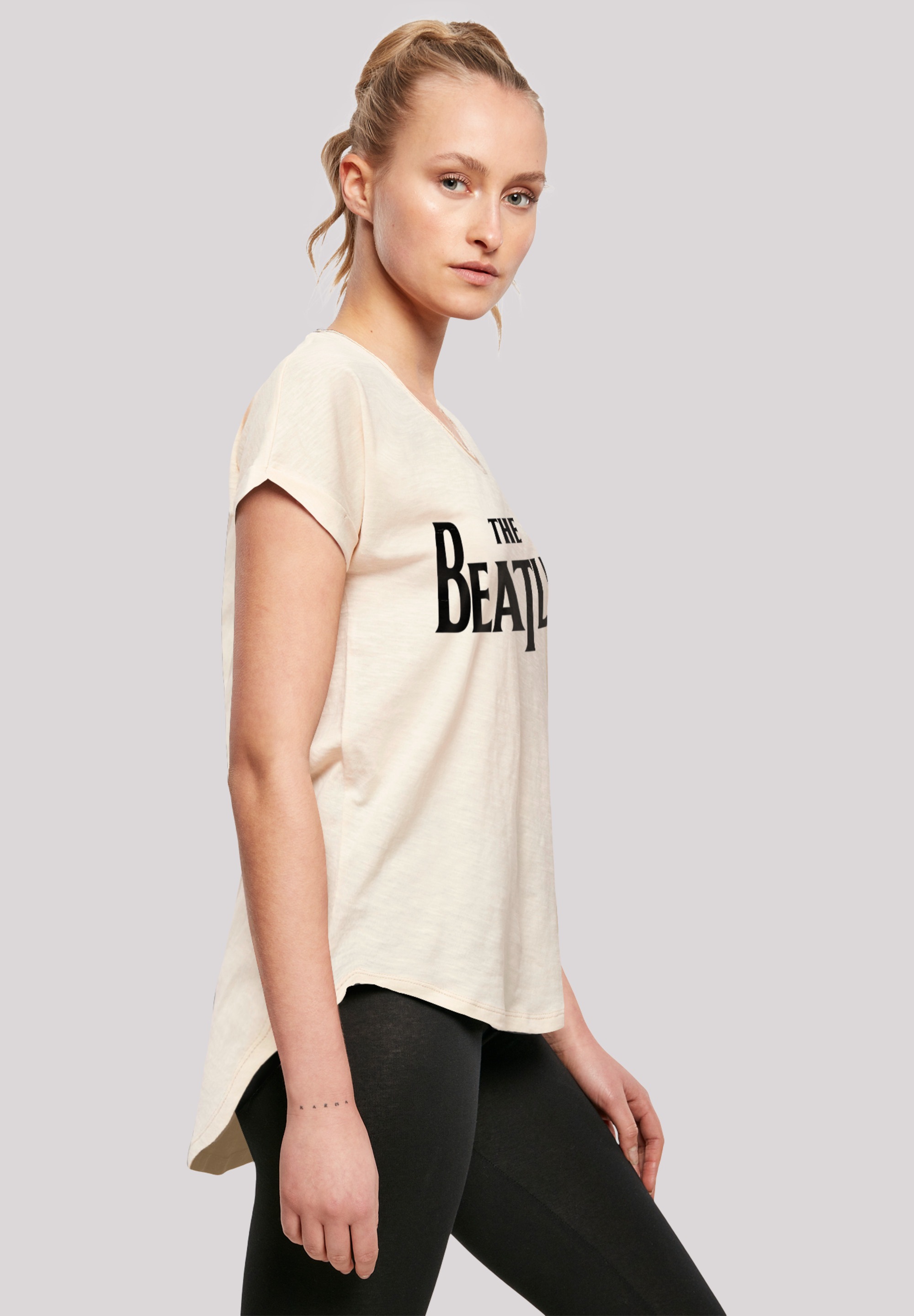 F4NT4STIC T-Shirt »The Beatles Band Drop T Logo Black«, Print für kaufen |  BAUR