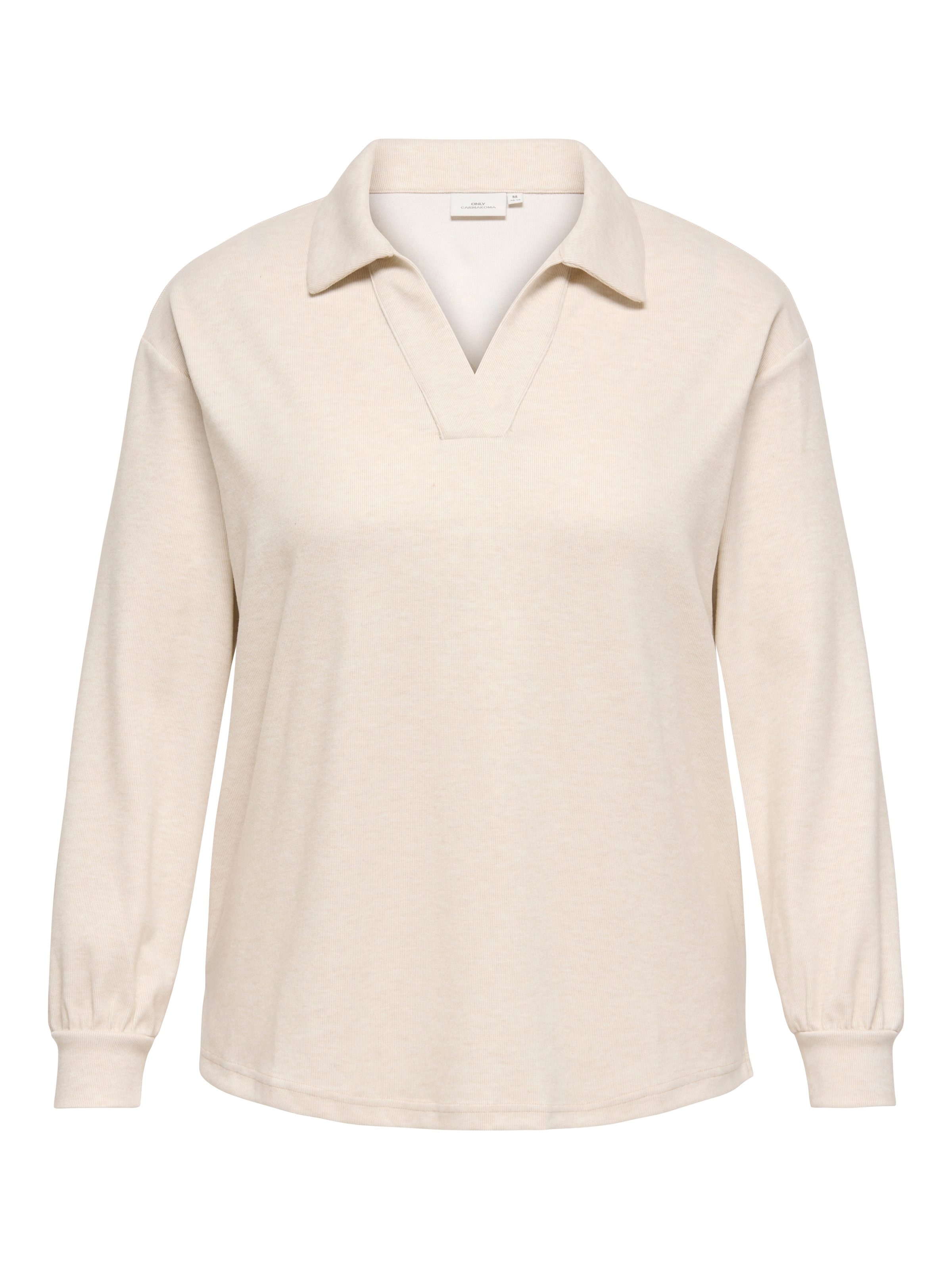 ONLY CARMAKOMA Langarm-Poloshirt "CARGRETCHEN LS POLOCOLLAR BLOUSE JRS" günstig online kaufen