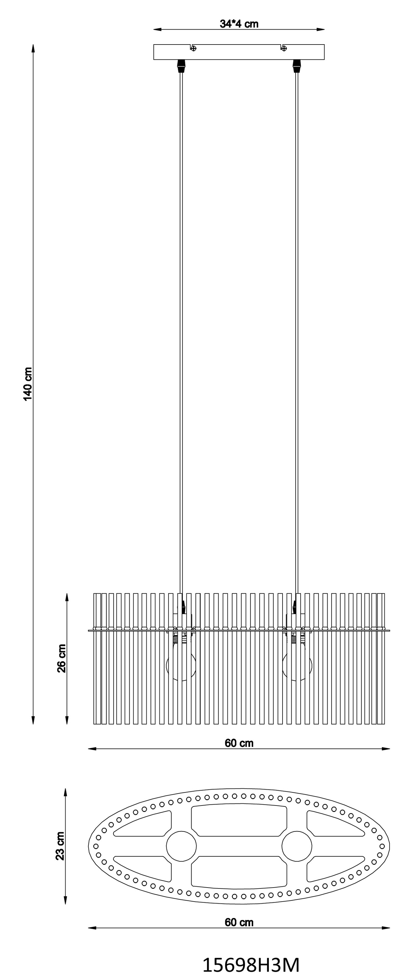 GLOBO LIGHTING Hängeleuchte »GORLEY« E27 1 Stk. Hängelampe goldfarben Glasstäbe opal klar verlaufend elegant
