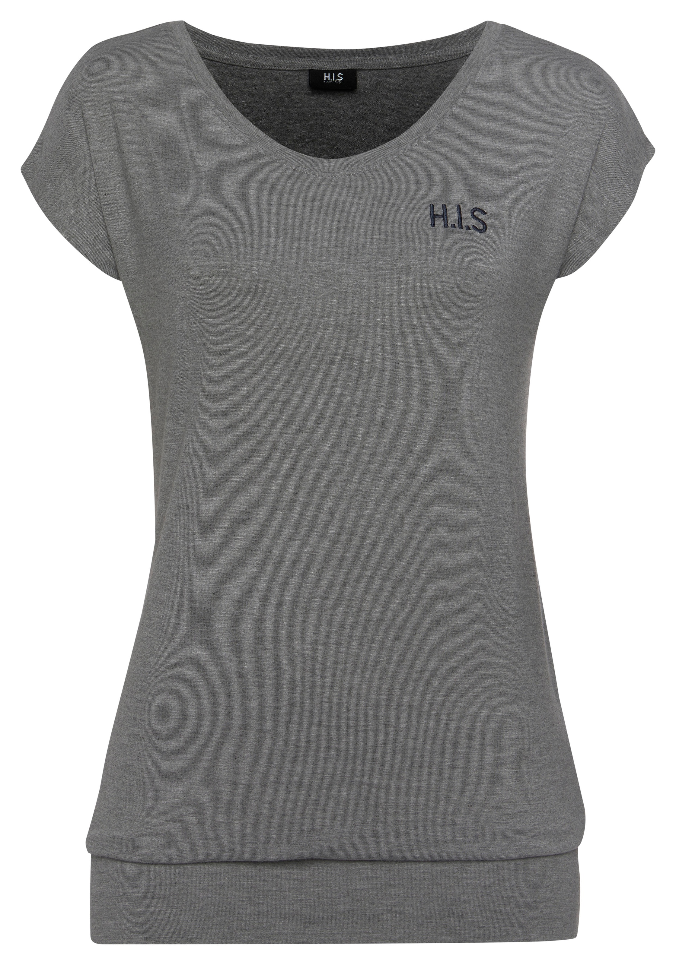 T-Shirt »aus BAUR für | bestellen (2er-Pack) Viskose«, H.I.S