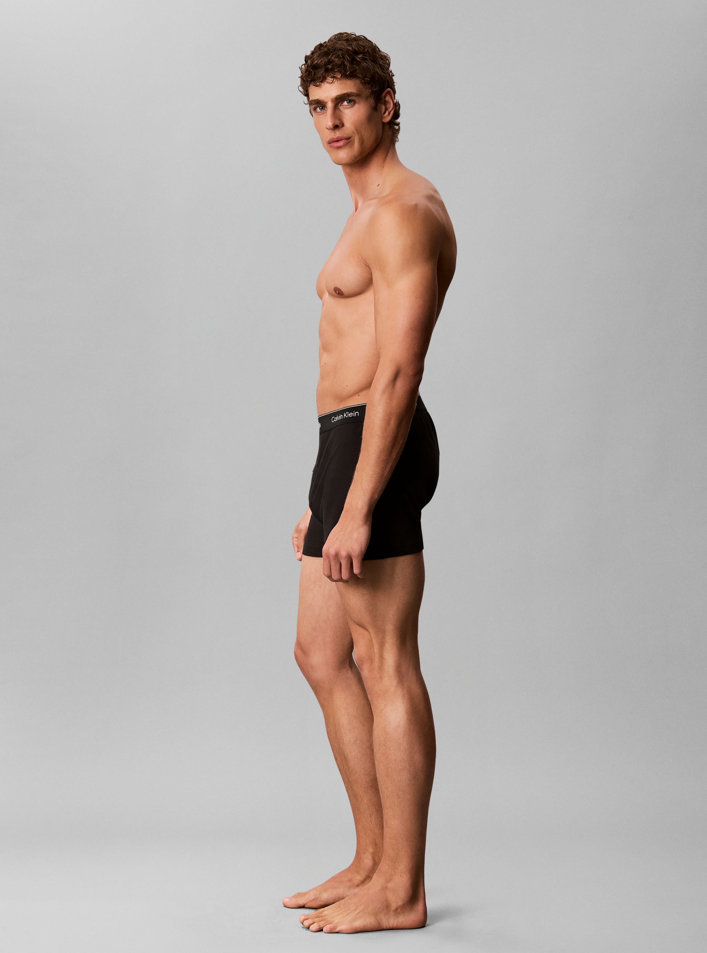Calvin Klein Underwear Boxer »BOXER TRAD 3PK« Packung, 3er-Pack,  mit Logo-Elastikbund (3 Stück)