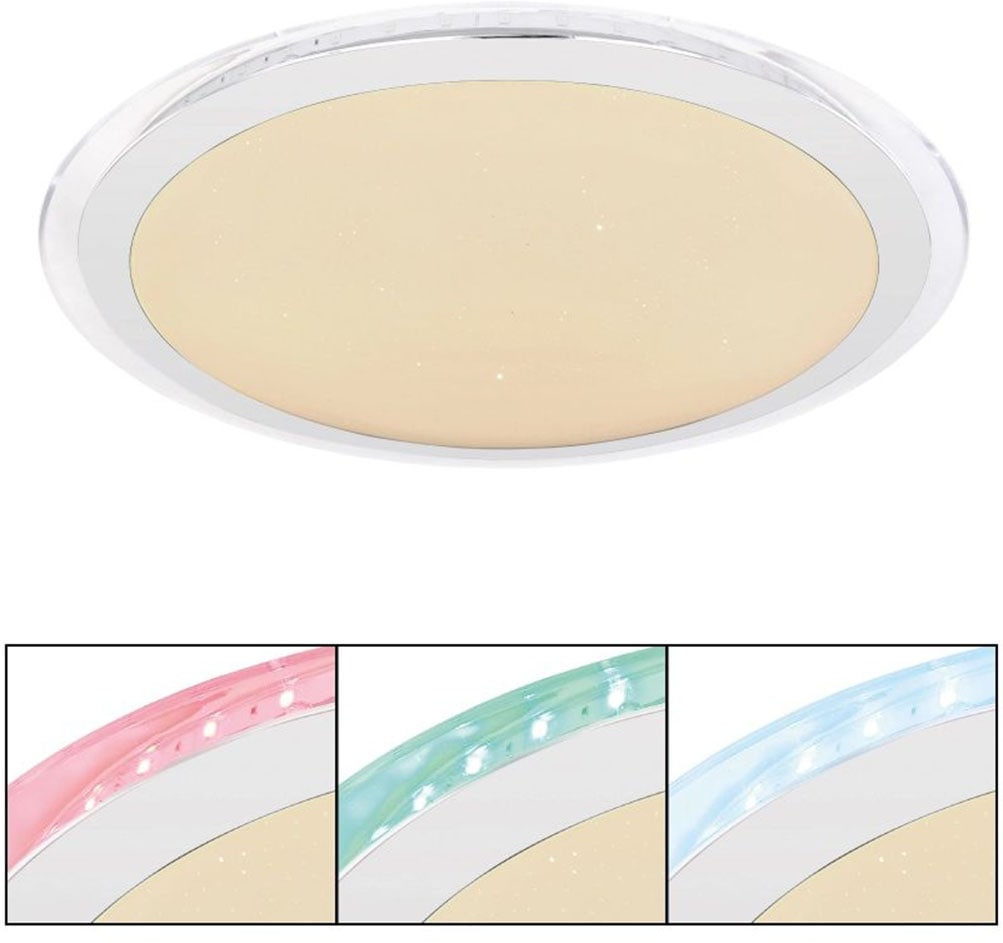 GLOBO LIGHTING Deckenleuchte »NICOLE II«, Leuchtmittel LED-Modul | LED fest integriert, CCT 3000-6000K