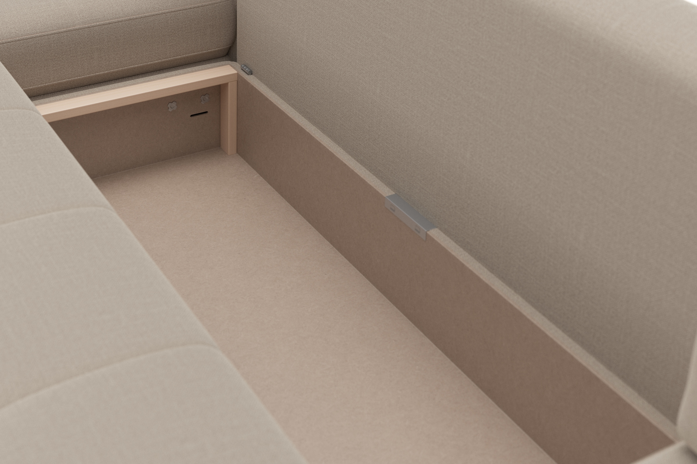 sit&more Wohnlandschaft »Latigo U-Form«, mit Recamiere, wahlweise mit Bettfunktion und Bettkasten