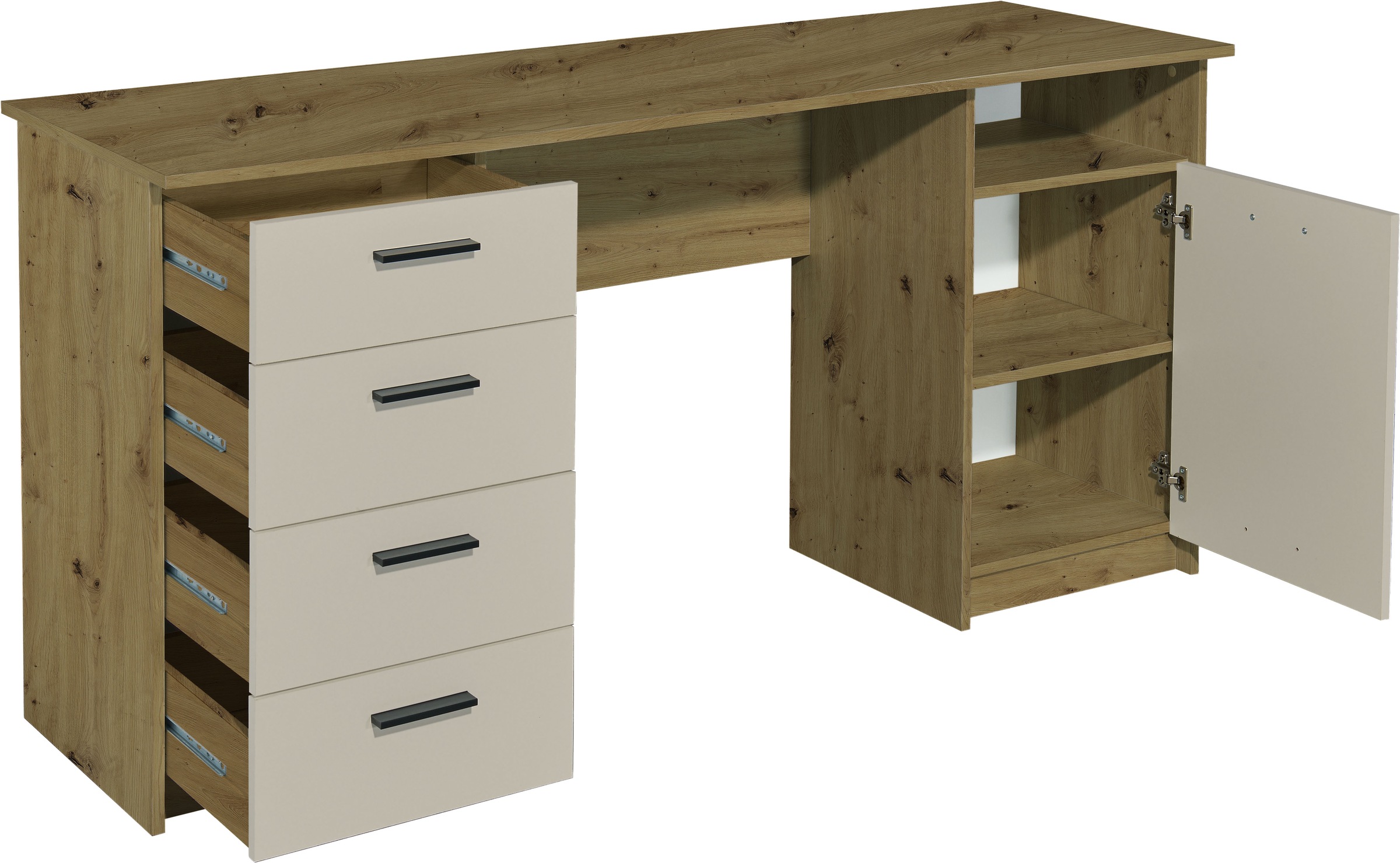 BEGA OFFICE Schreibtisch »Lotta, BxHxT 160x77x50 cm« 1 Stk. tlg.