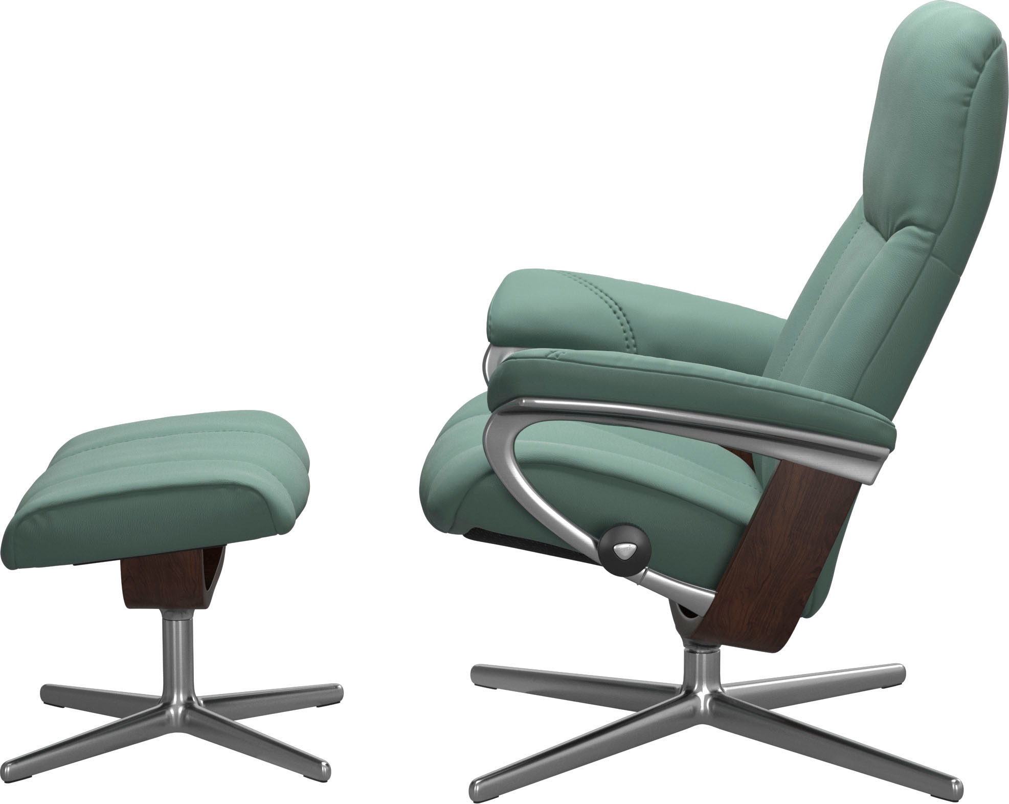Stressless® Relaxsessel »Consul«, mit Cross Base, Größe S, M & L, Holzakzent Braun