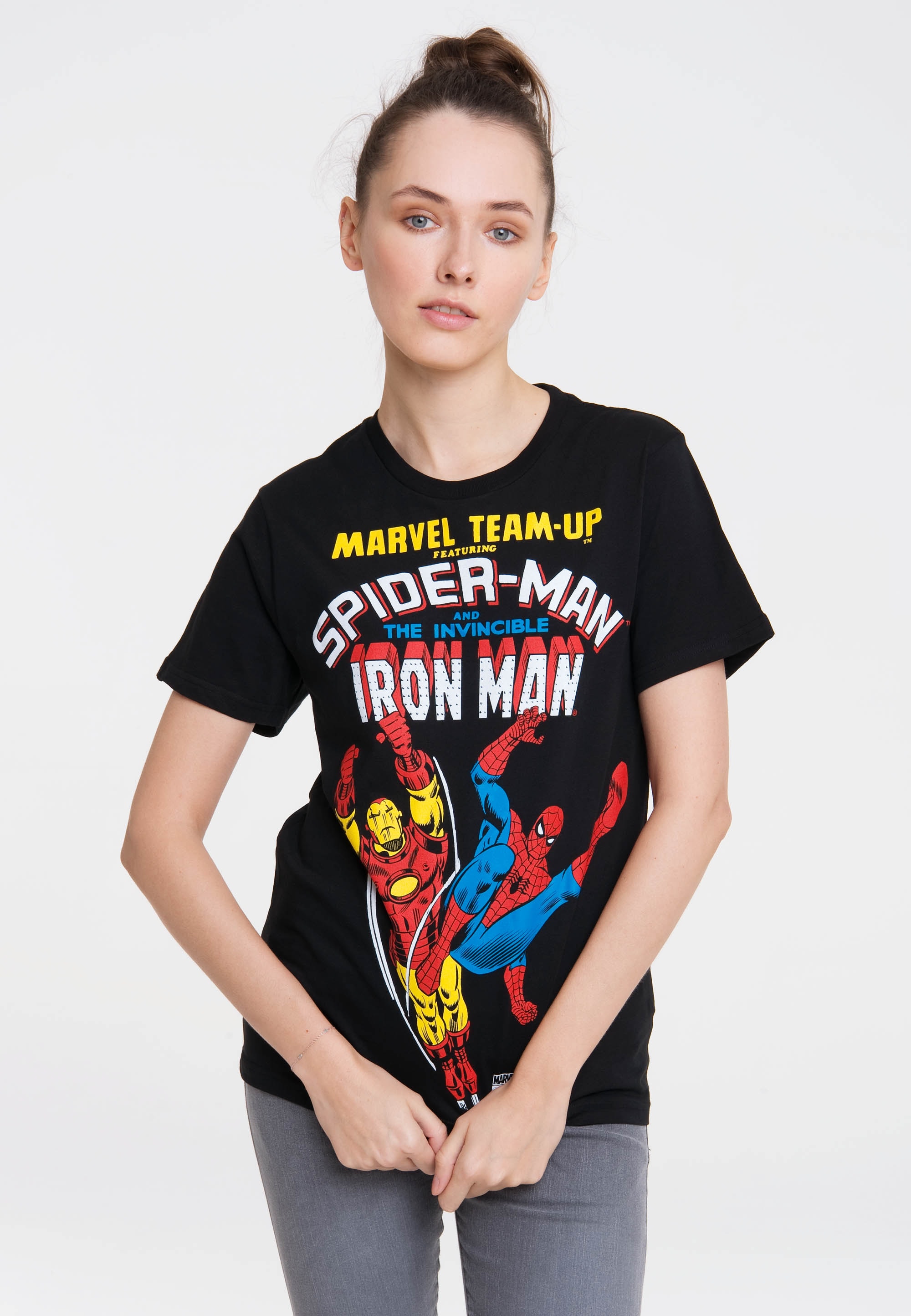 LOGOSHIRT T-Shirt »Marvel Comics«, mit lizenziertem Design