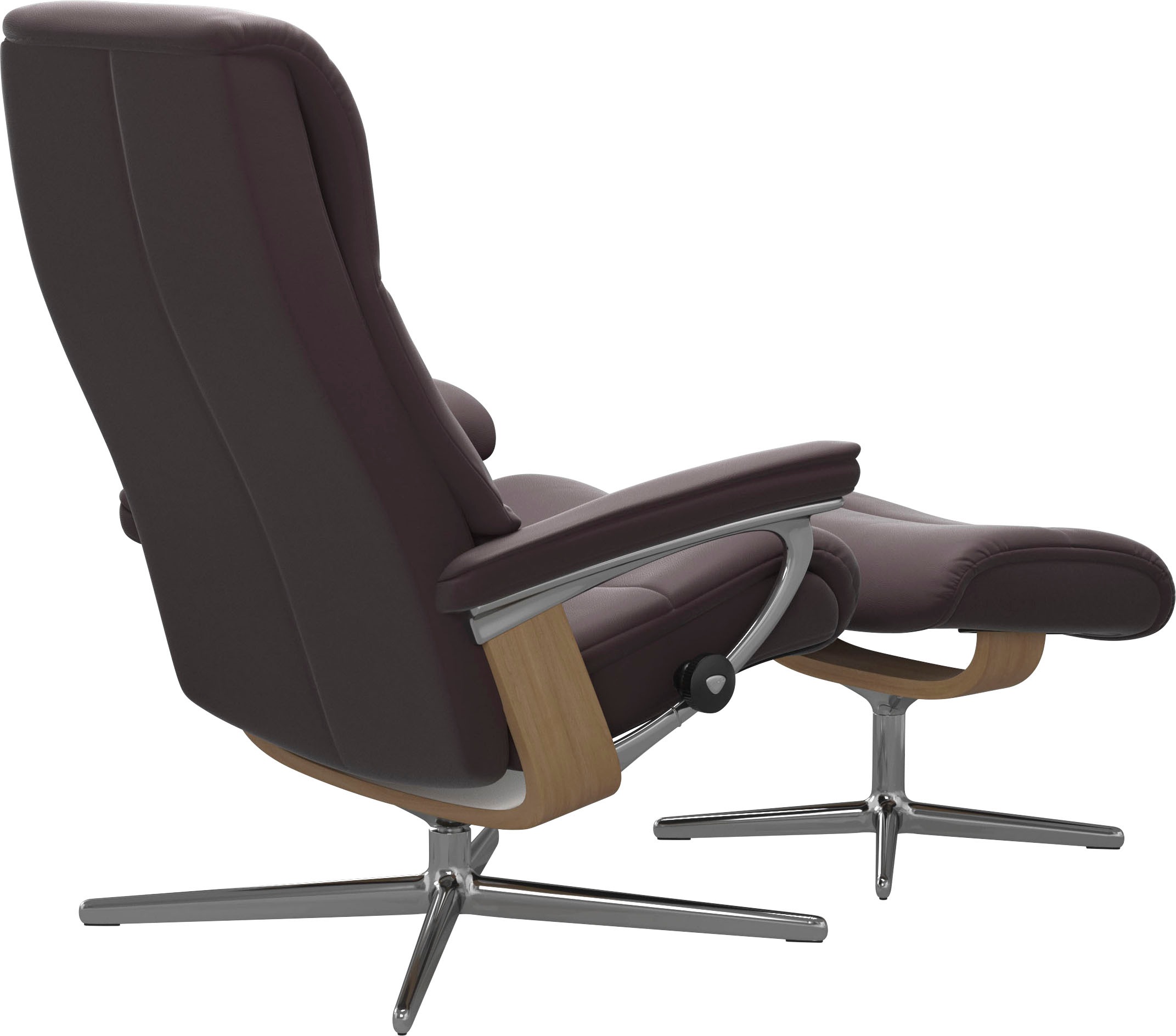 Stressless® Relaxsessel »View«, mit Cross Base, Größe S, M & L, Holzakzent Eiche