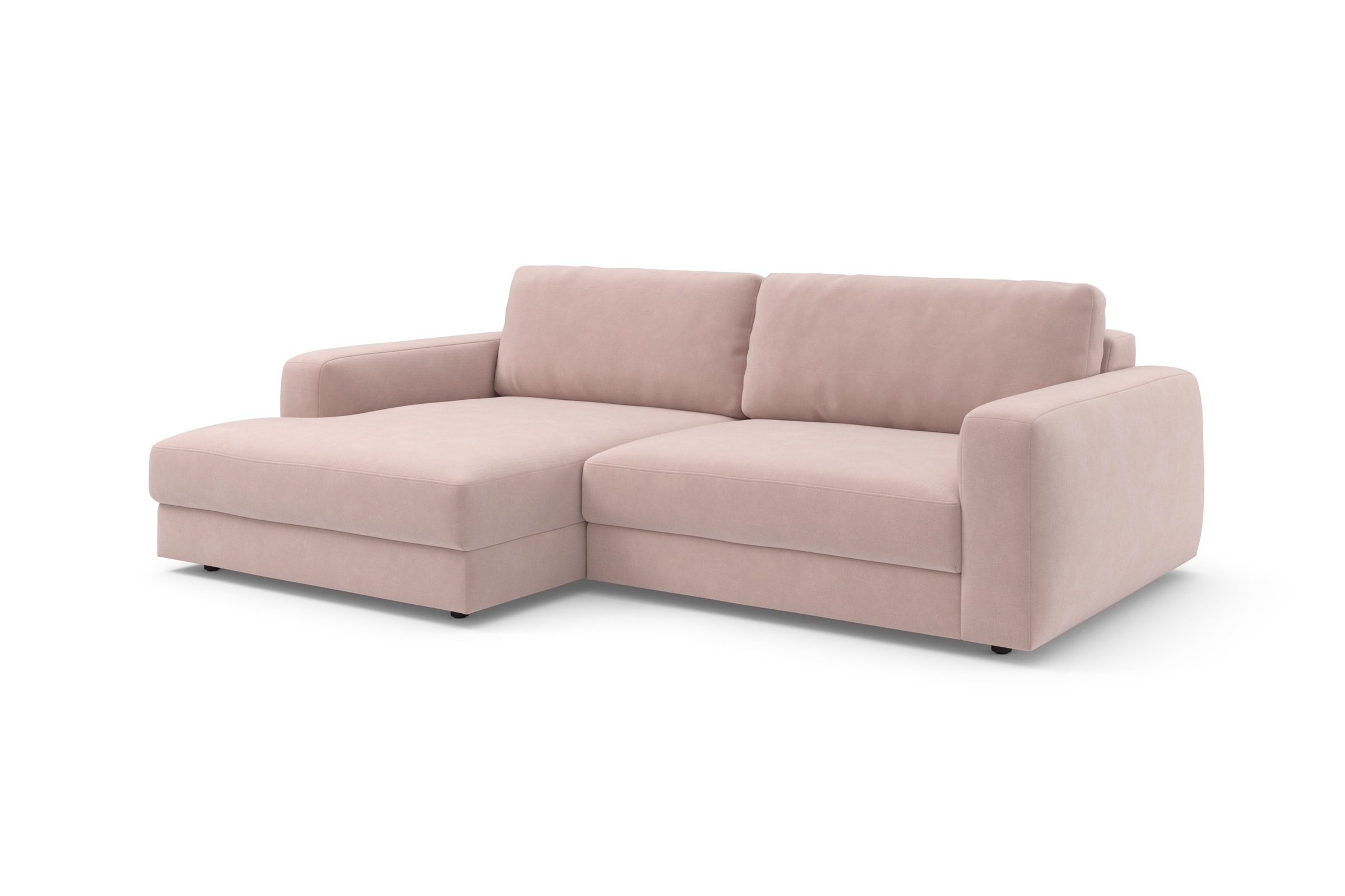 TRENDMANUFAKTUR Ecksofa »Bourbon, Designsofa mit tollem Sitzkomfort, L-Form,«, extra tiefe Sitzfläche, wahlweise mit Sitztiefenverstellung