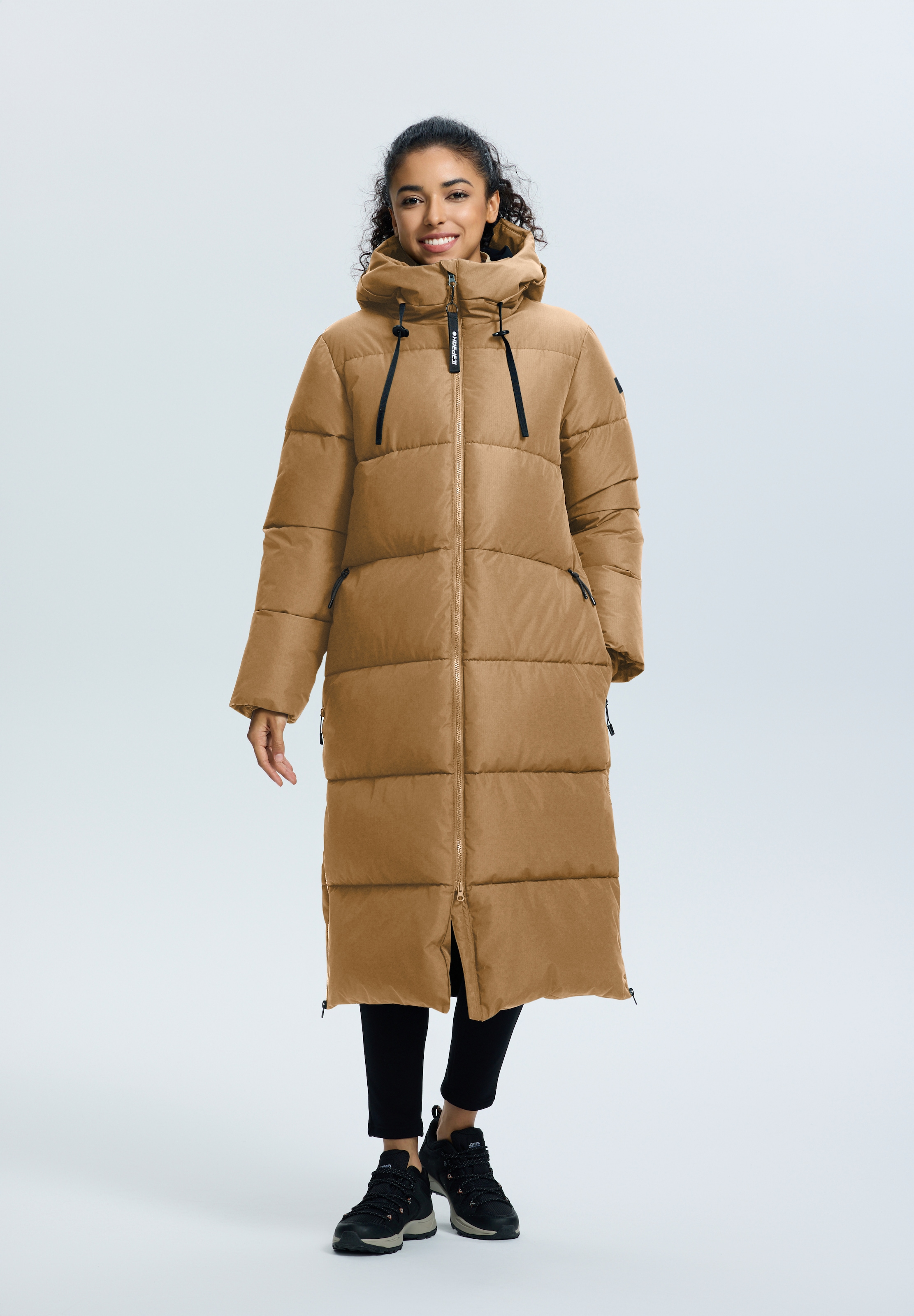 Icepeak Steppmantel "ADDIA" sportlicher Stil, wasserdicht mit 10000 mm Wassersäule, winddicht