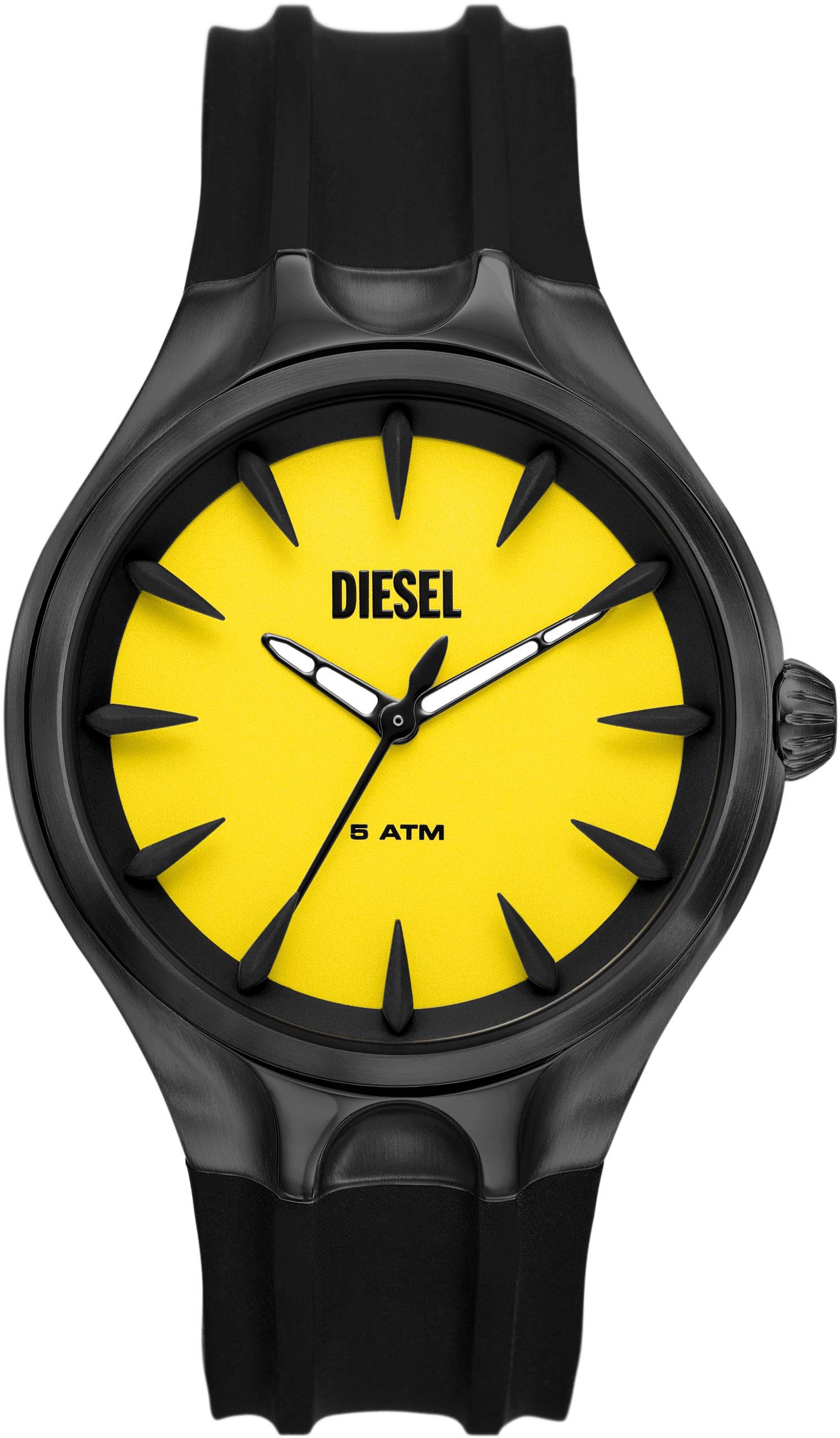 Diesel "STREAMLINE" Armbanduhr, Herrenuhr, Silikonarmband